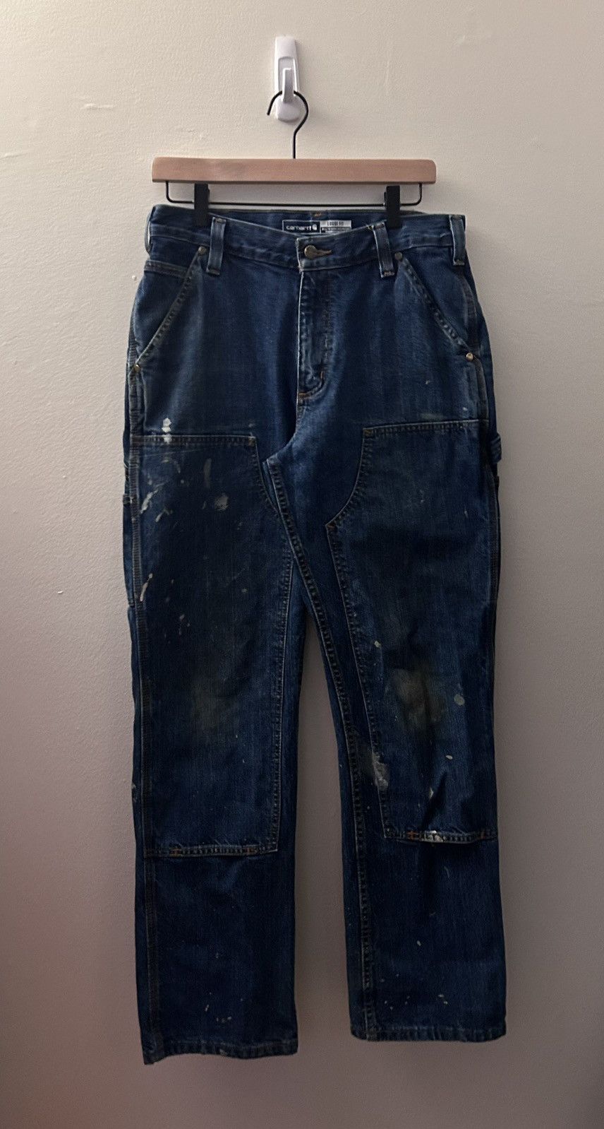 Carhartt Vintage Carhartt Double Knee Jeans Size US 31 - 1 Thumbnail