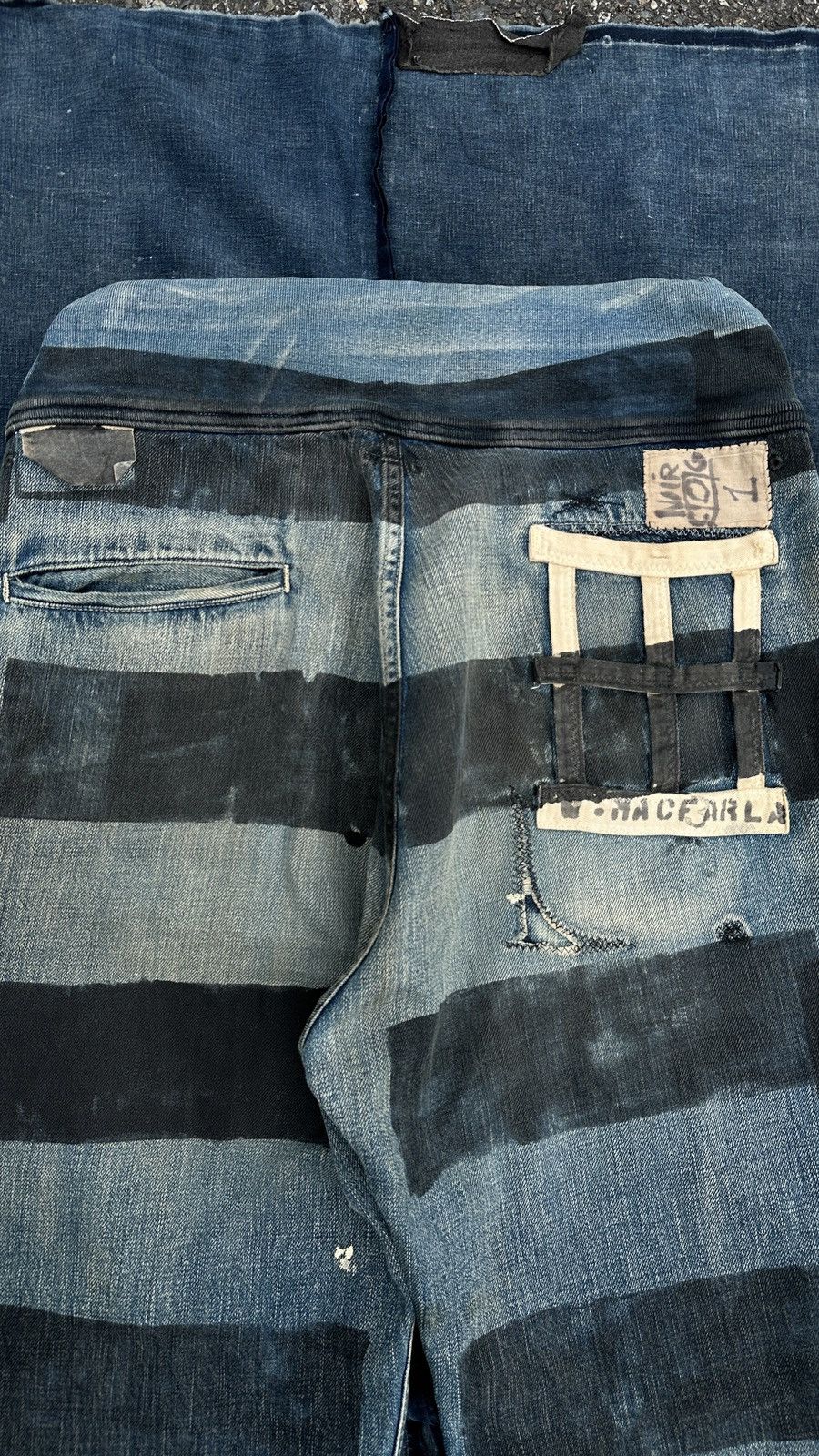 Kapital Kapital Kountry redux Prisoner Painted prison Denim Pant Size US 34 / EU 50 - 8 Thumbnail