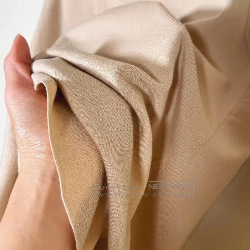Max Mara MaxMara Camel Wool Women's T-Shirt . Size M / US 6-8 / IT 42-44 - 6 Thumbnail
