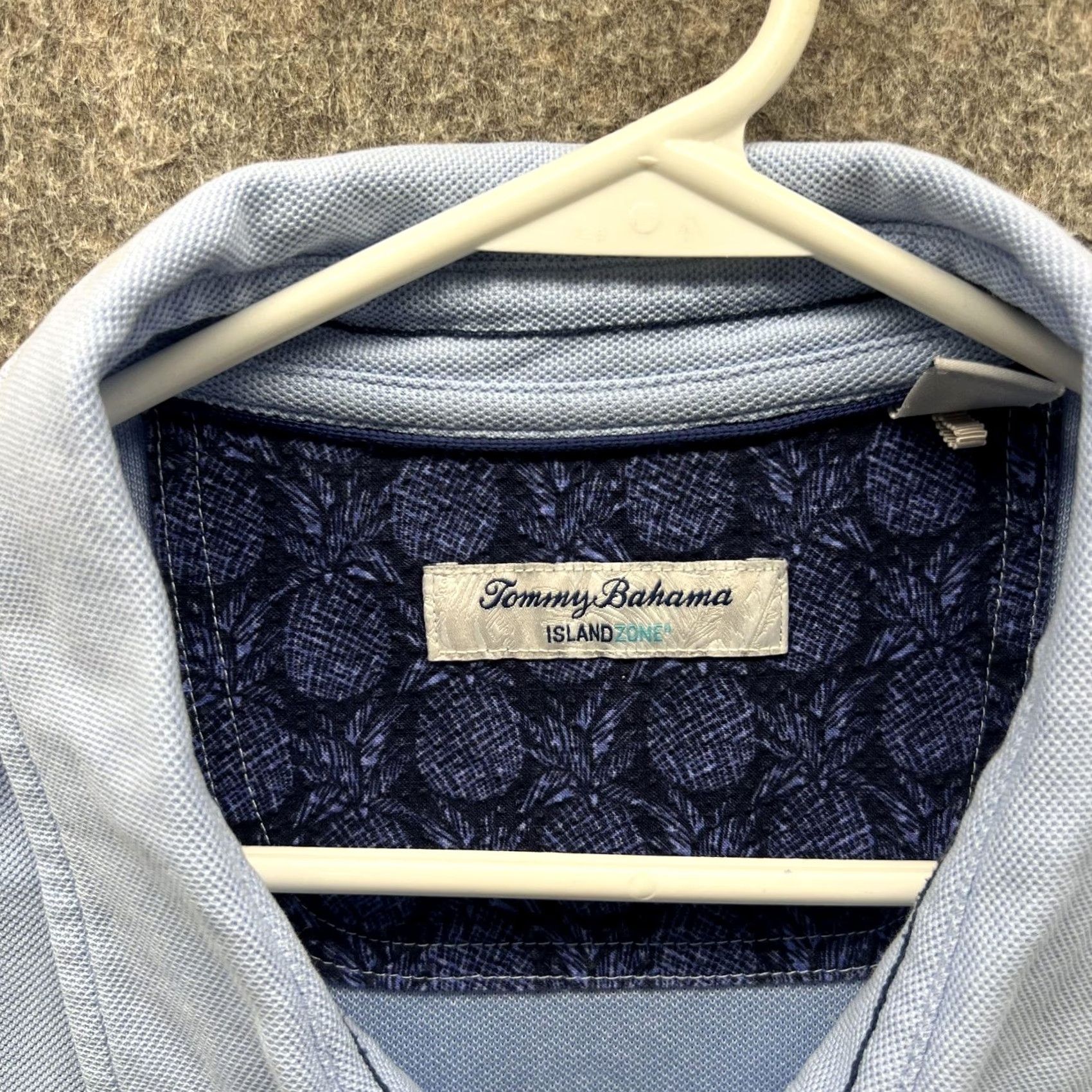 Tommy Bahama Tommy Bahama IslandZone Polo Shirt Mens 2XL Blue Marlin Logo Performance Casual Shirt Size US XXL / EU 58 / 5 - 2 Thumbnail