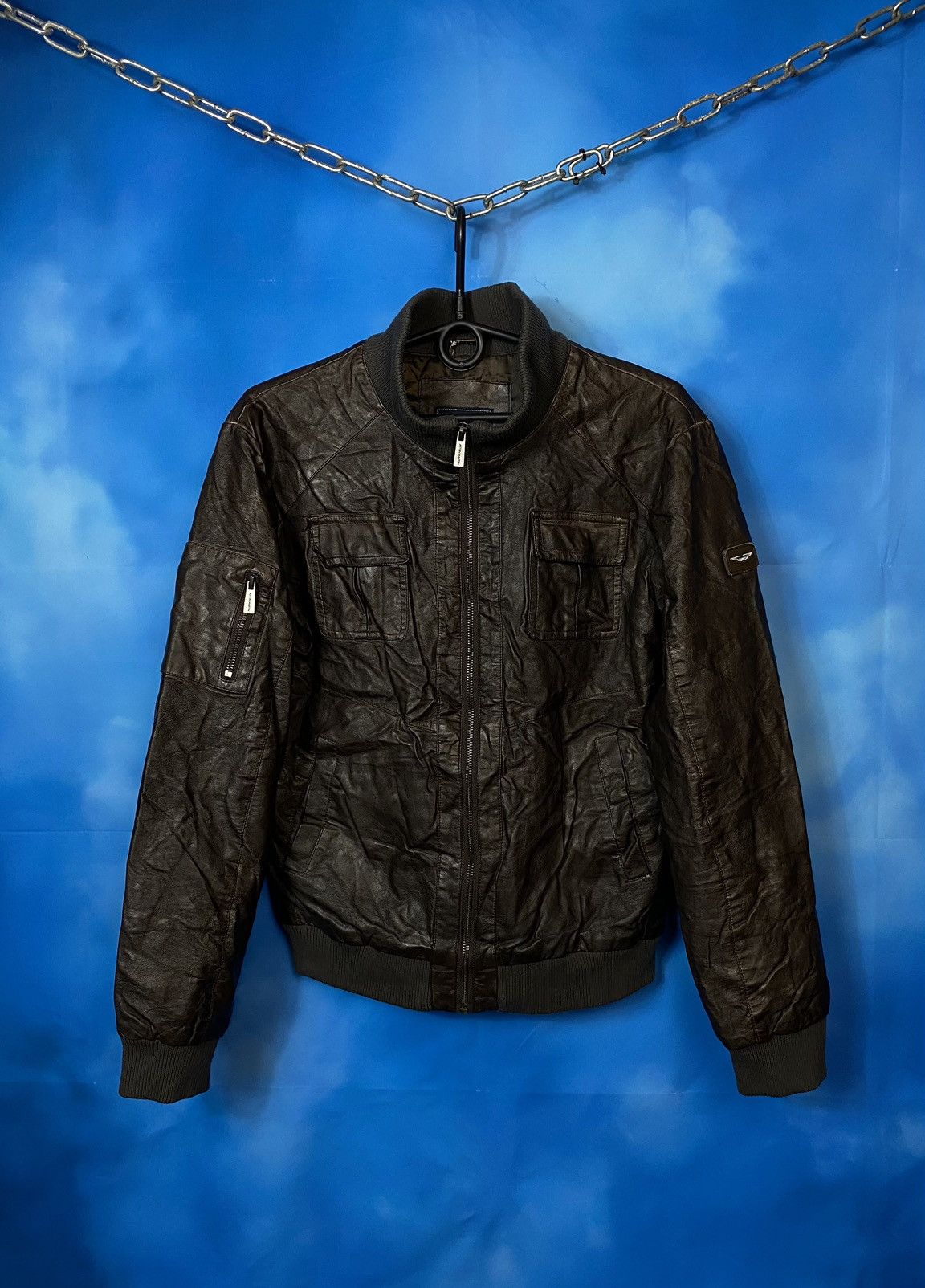 Vintage 🔥 Aston Martin Eco-leather racing jacket 16 years Size US XS / EU 42 / 0 - 2 Thumbnail