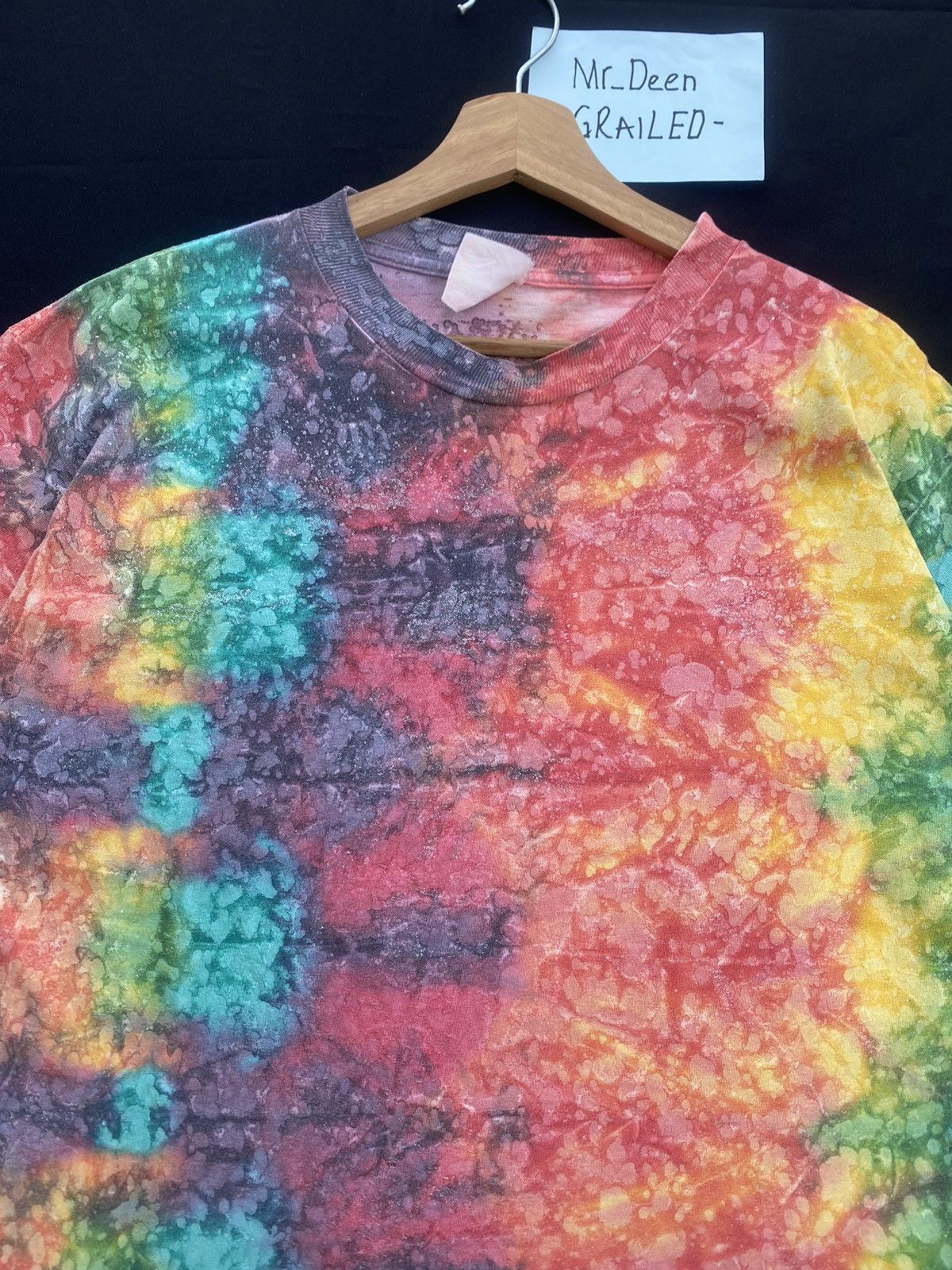 Vintage Rare Vintage Tie Dye Tshirt (Single Stitches) Size US M / EU 48-50 / 2 - 6 Thumbnail
