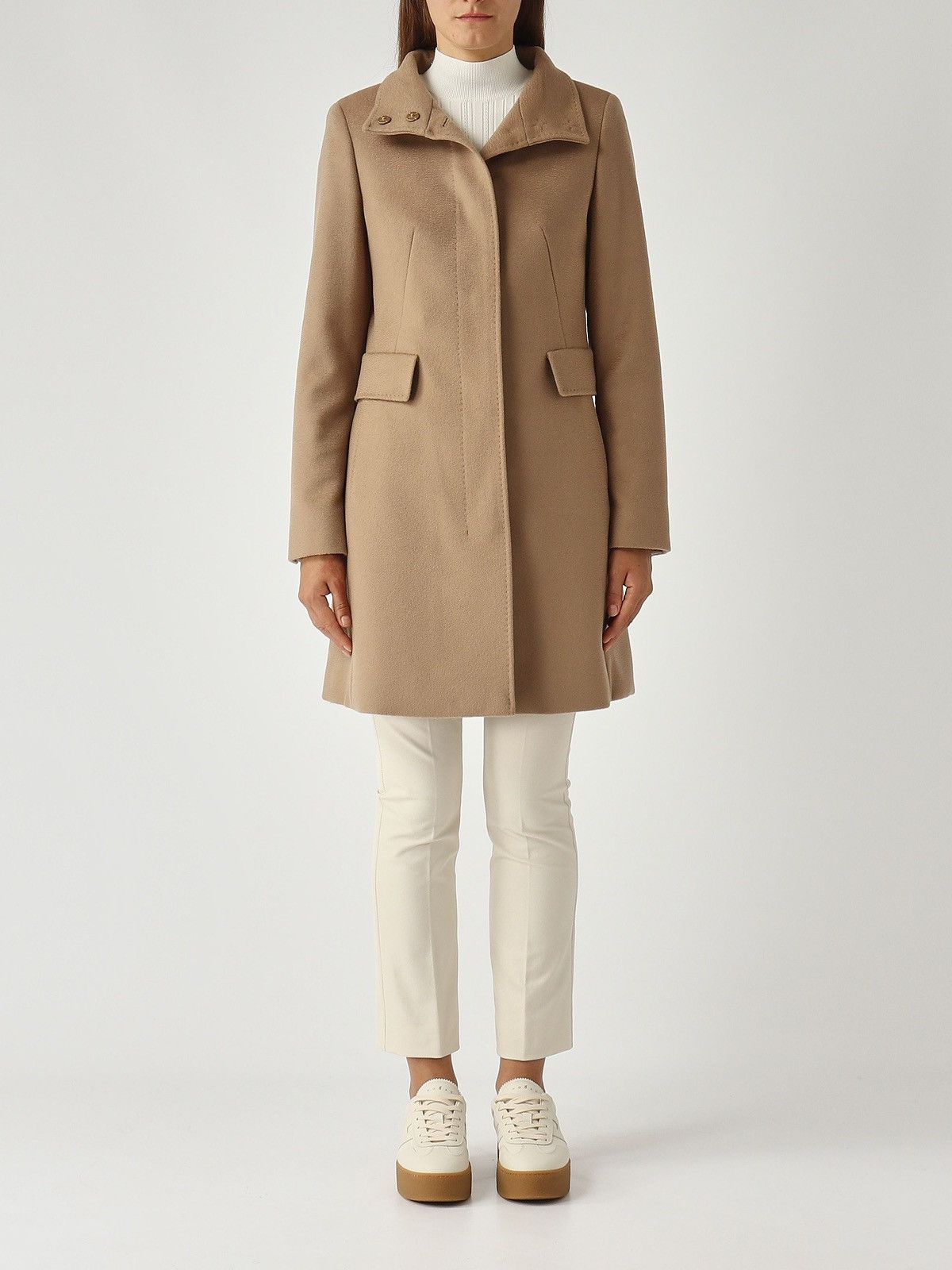 Max Mara Max Mara Camel Hair Coat Women's Wool Size XS / US 0-2 / IT 36-38 - 3 Thumbnail