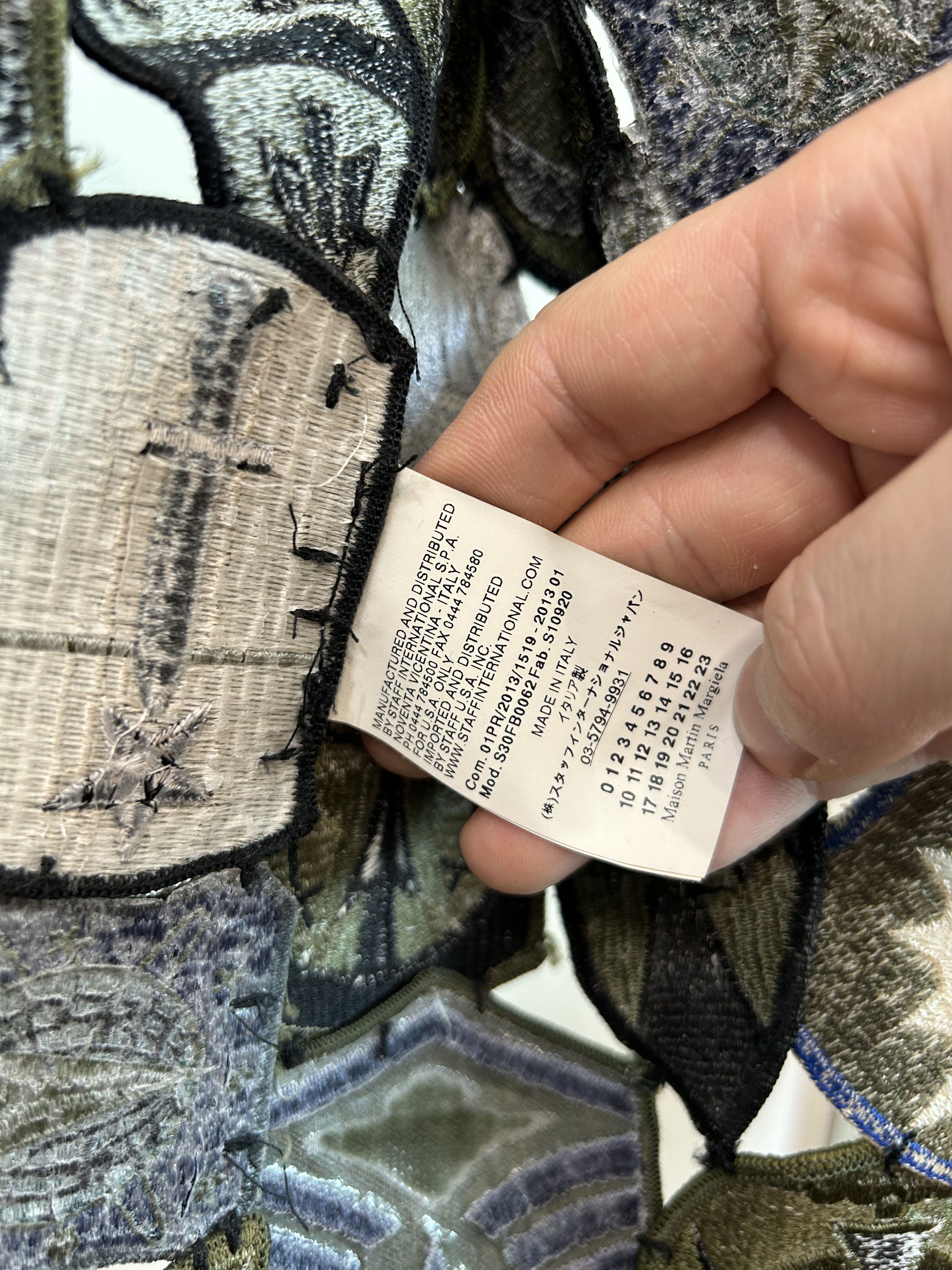 Maison Margiela MAISON MARGIELA Artisanal Military Insignia Vest Size US M / EU 48-50 / 2 - 9 Thumbnail