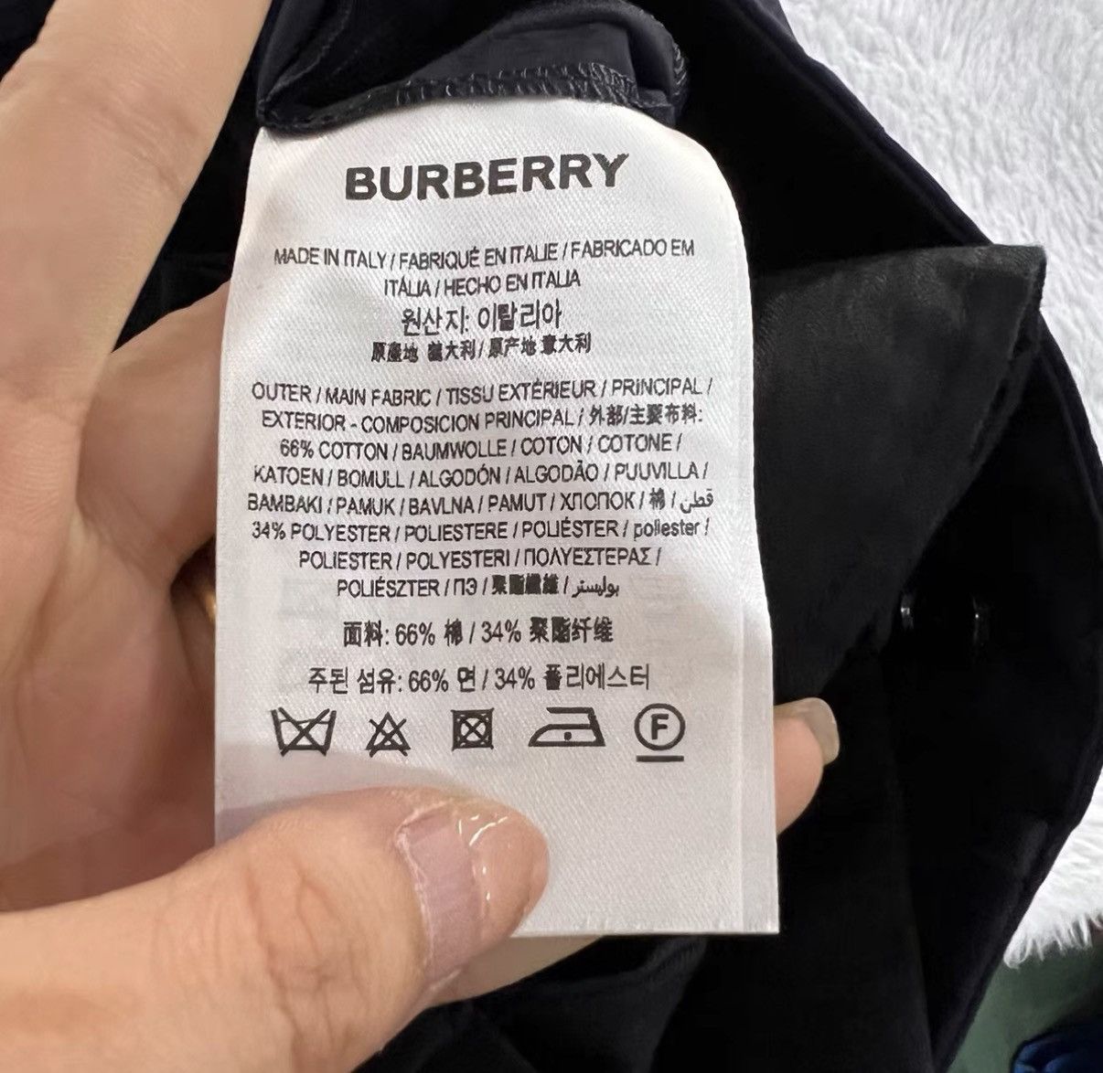 Burberry Burberry Navy Straight-leg Trousers J41 Size 30" / US 8 / IT 44 - 4 Thumbnail