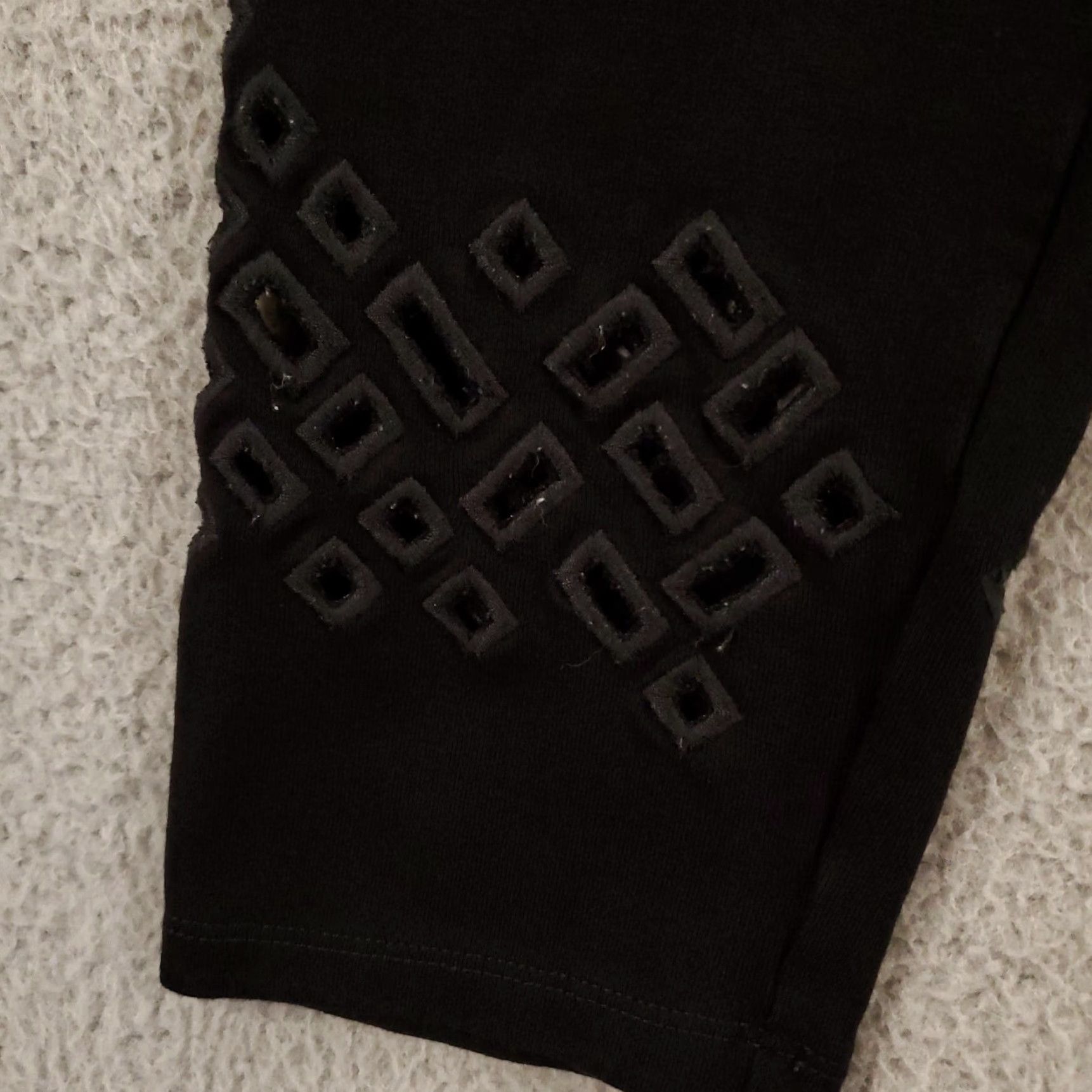 Vintage John Mark Leggings Womens 4 Black Ankle Stretchy Pullon Inseam 28in Spandex Viscose Activewear Casual 90s Athleisure Womens Size 27" / US 4 / IT 40 - 3 Thumbnail