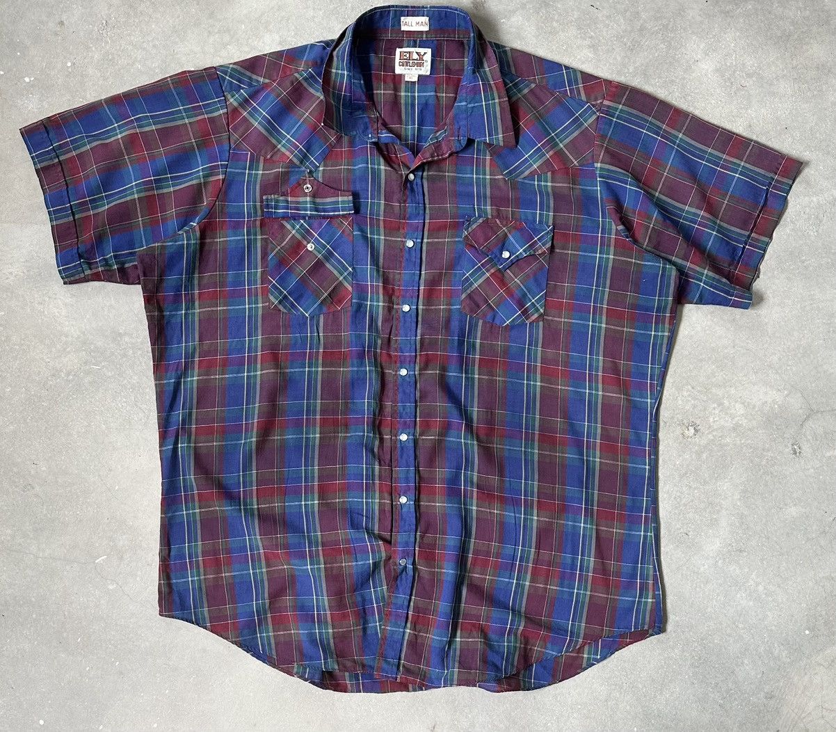 Vintage VINTAGE ELY CATTLEMAN PEARL SNAP WESTERN SHIRT Size US XXL / EU 58 / 5 - 1 Thumbnail