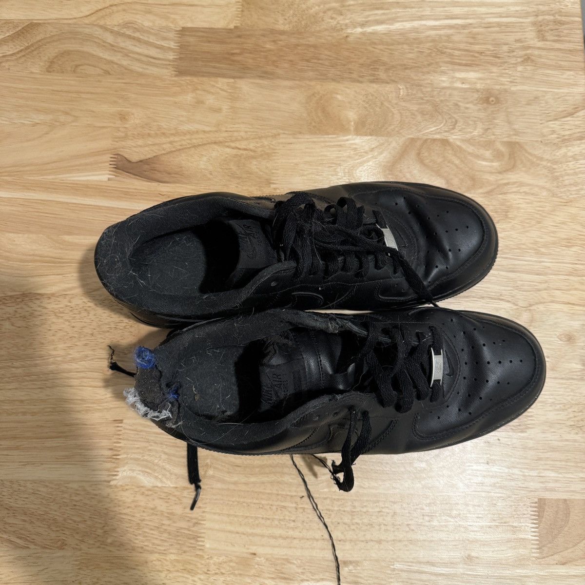Nike × Supreme Black Air Force 1 Size US 12 / EU 45 - 6 Thumbnail
