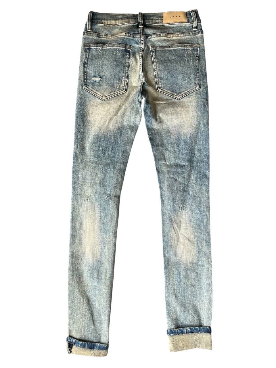If Six Was Nine Japanese Brand MNML Distressed Skinny Jeans Size US 28 / EU 44 - 12 Thumbnail