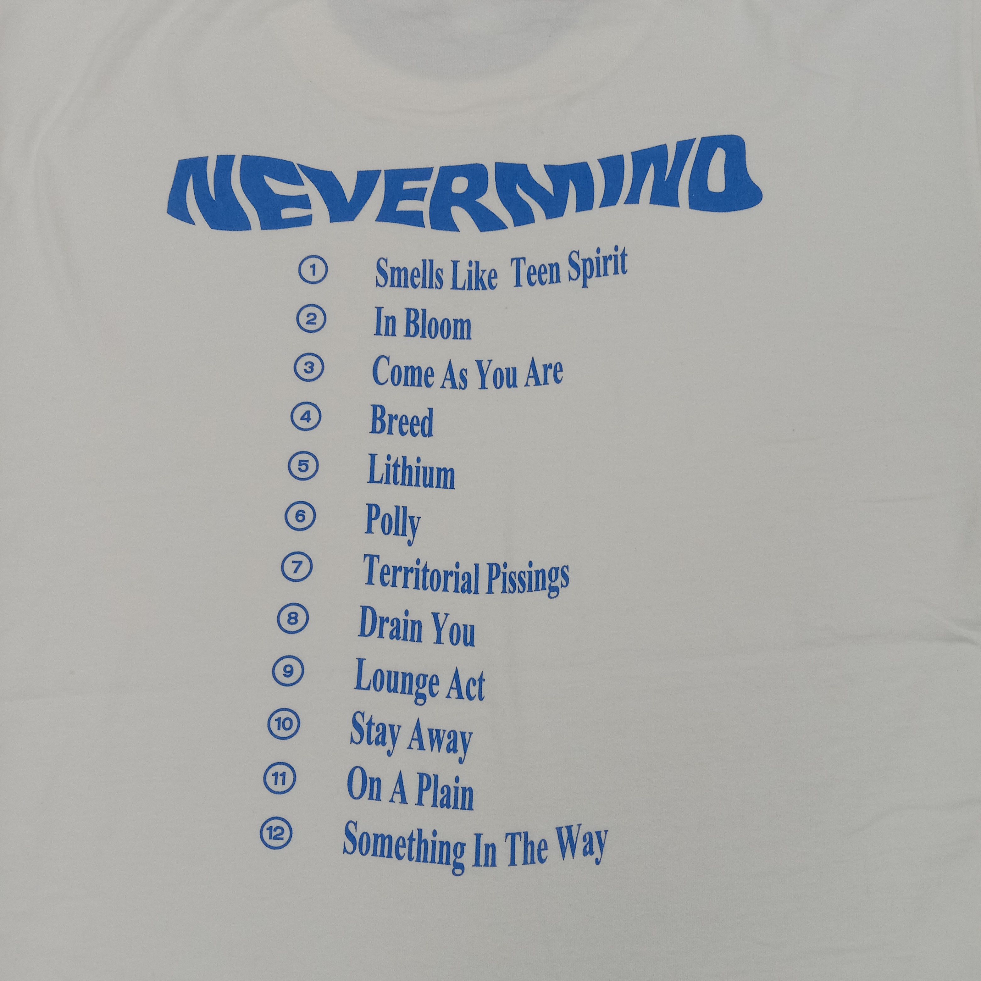 Nirvana Nirvana Nevermind Band 2000s Reprint Tshirt C276N32 Size US M / EU 48-50 / 2 - 6 Thumbnail
