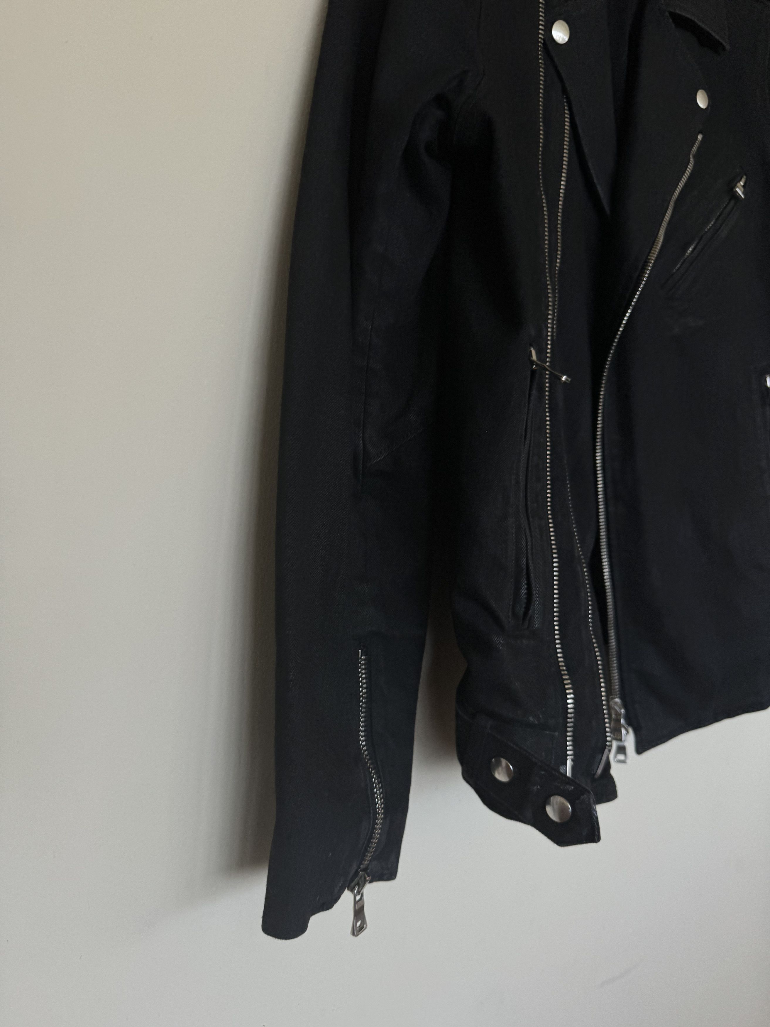 Balmain Balmain Denim Perfecto Jacket Size US XL / EU 56 / 4 - 5 Thumbnail