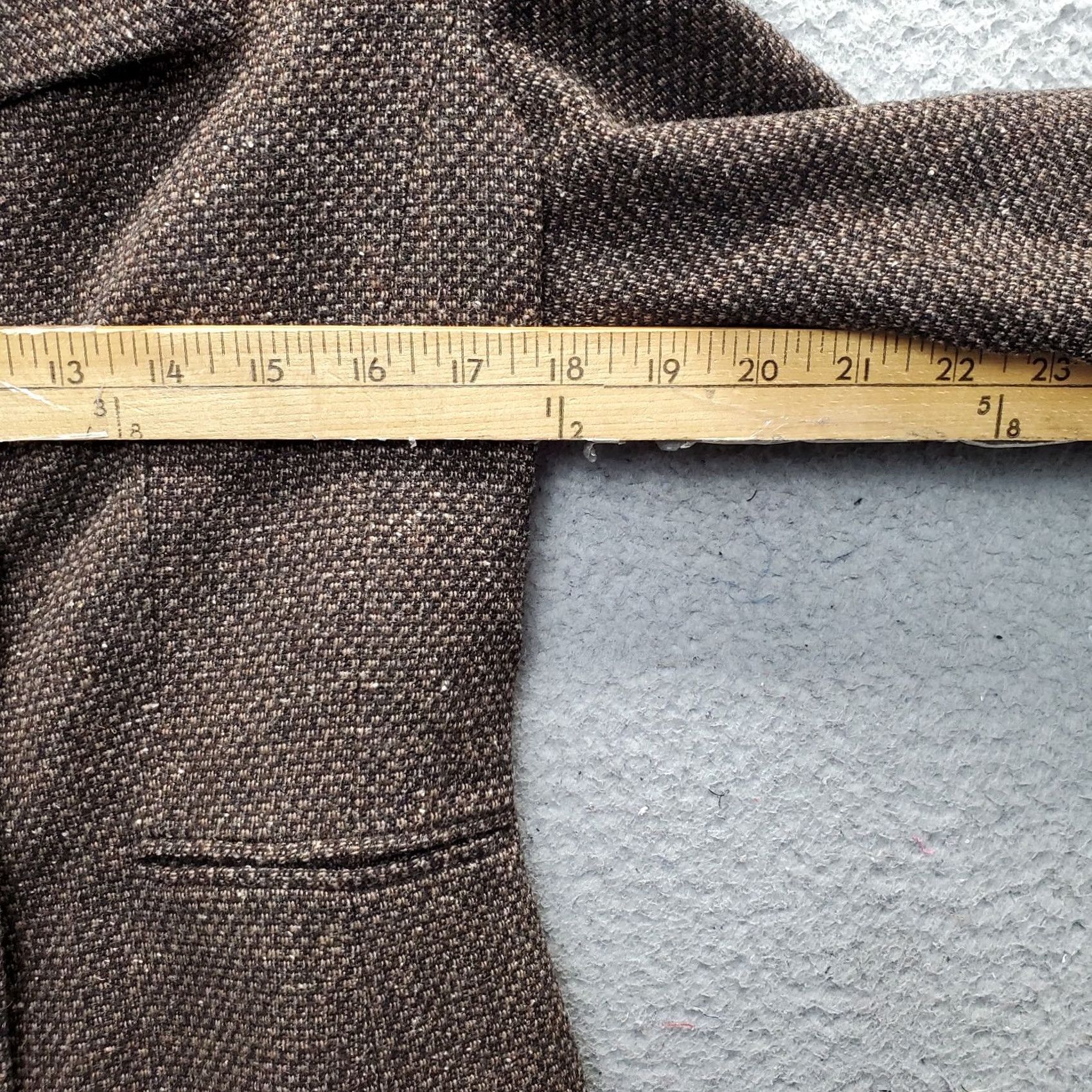 Calvin Klein Calvin Klein Blazer Womens Size 10 Brown Tweed Wool Textured Double Breasted Jacket Size L / US 10 / IT 46 - 6 Thumbnail