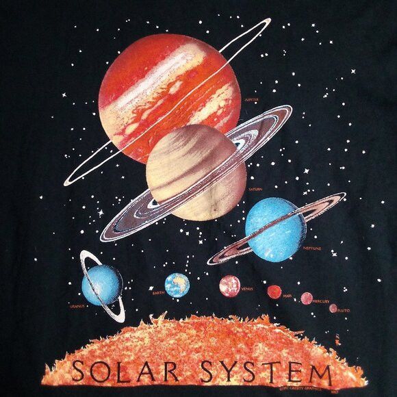 Other Deadstock Vintage Solar System Planets Illustration T-Shirt Size US XL / EU 56 / 4 - 1 Thumbnail