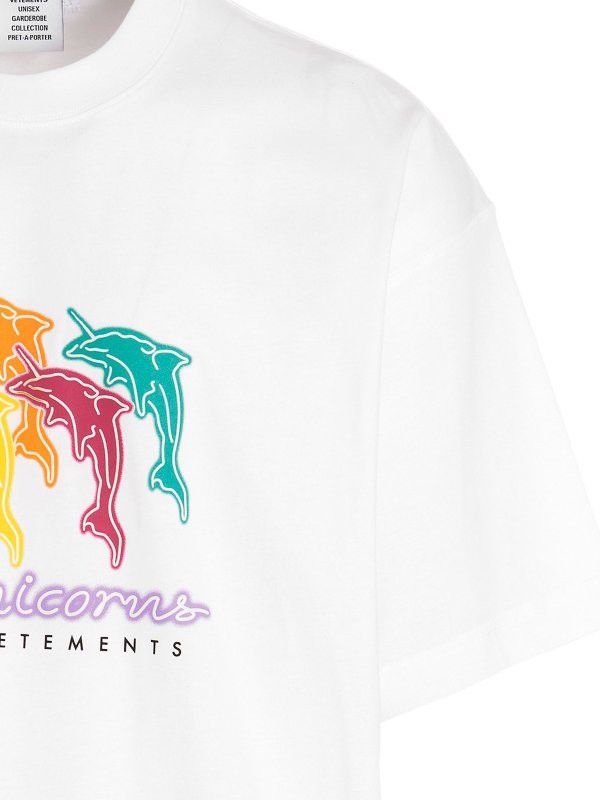 Vetements o1y0924 T-Shirt in White Size US M / EU 48-50 / 2 - 3 Thumbnail
