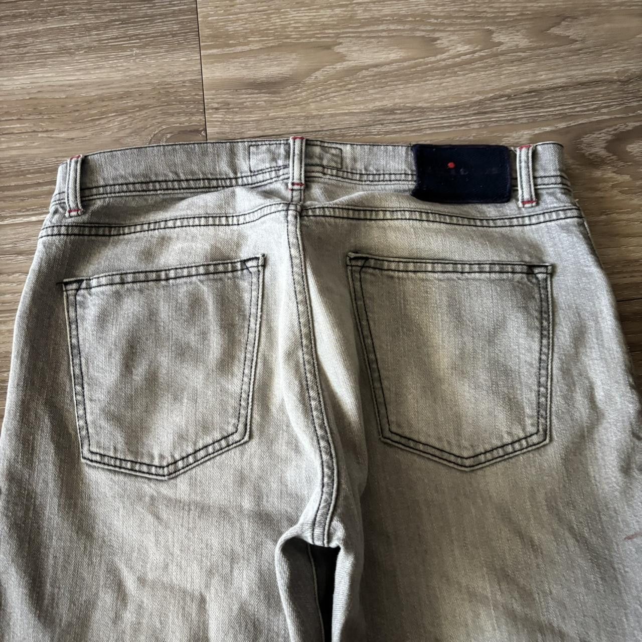 Vintage Crazy Vintage Y2K/2000s Faded Light Grey Grunge Denim Jeans! 31x30 Size US 31 - 7 Thumbnail