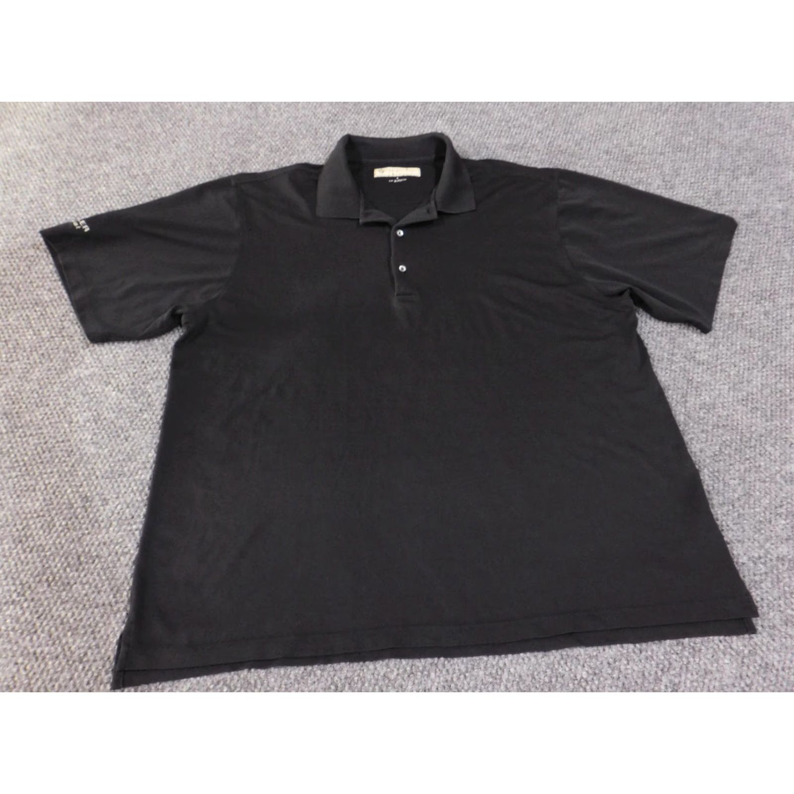 Vintage Donald Ross Polo Shirt Mens XL Black Embroidered Henssler Financial Performance Golf Polo Shirt XL Mens Black Size US XL / EU 56 / 4 - 4 Thumbnail