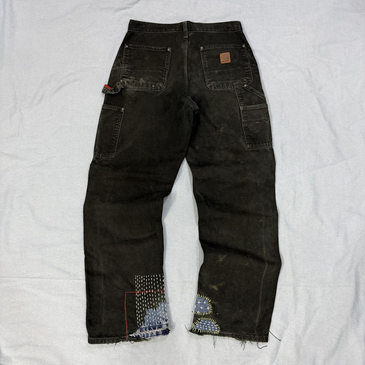 Carhartt Vintage Carhartt Double knee sashiko denim Size US 29 - 15 Thumbnail