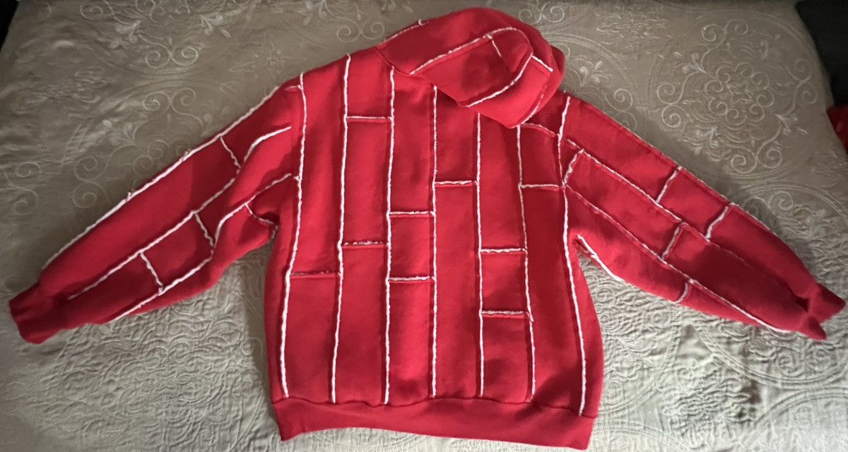 Supreme Supreme Faux Sherling Sherpa Patchwork Zip Up Hoodie Size US L / EU 52-54 / 3 - 4 Thumbnail