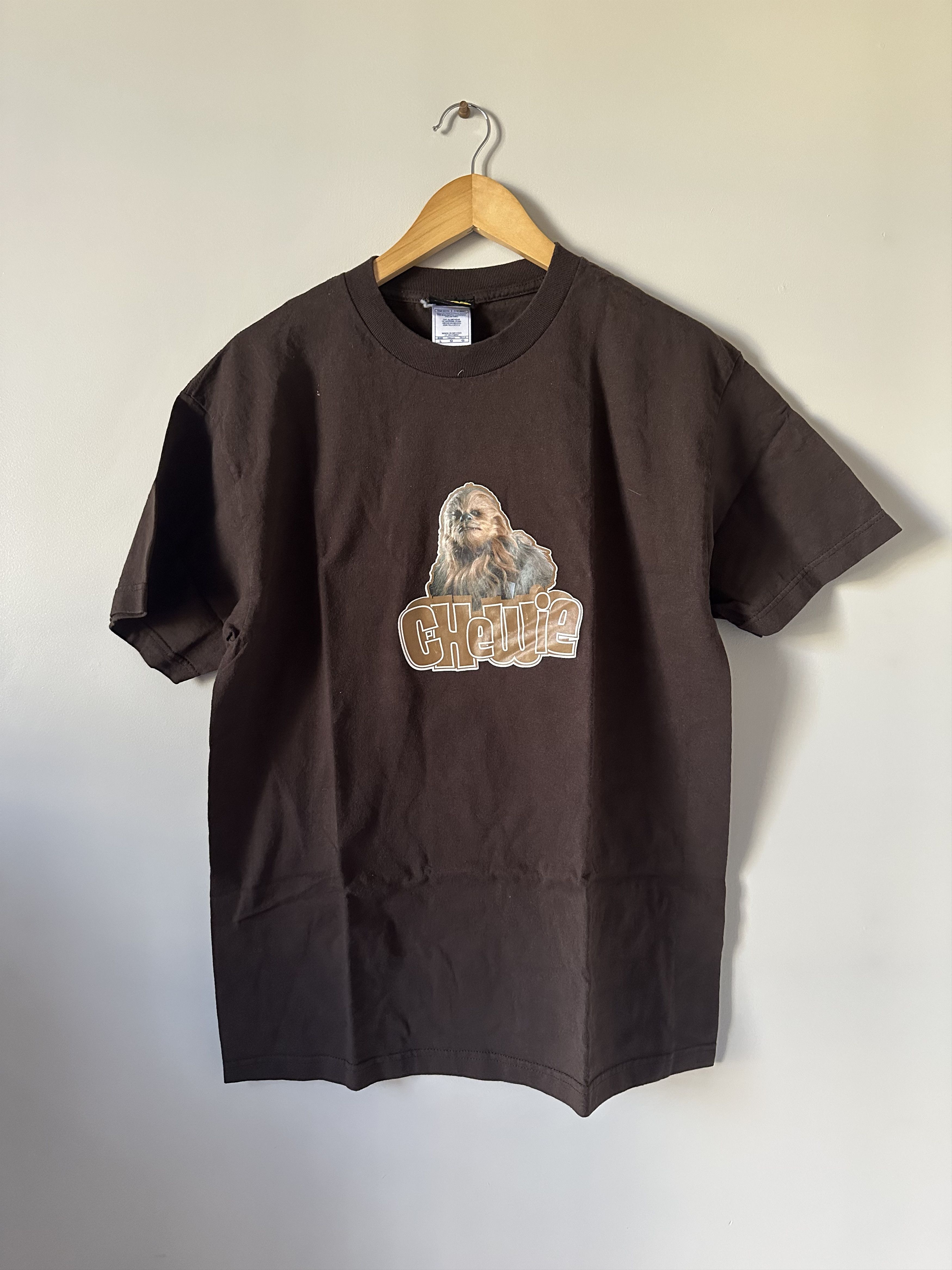 Star Wars × Vintage Star Wars Chewbacca "Chewie" Brown Short Sleeve Tee Shirt Size US L / EU 52-54 / 3 - 1 Thumbnail