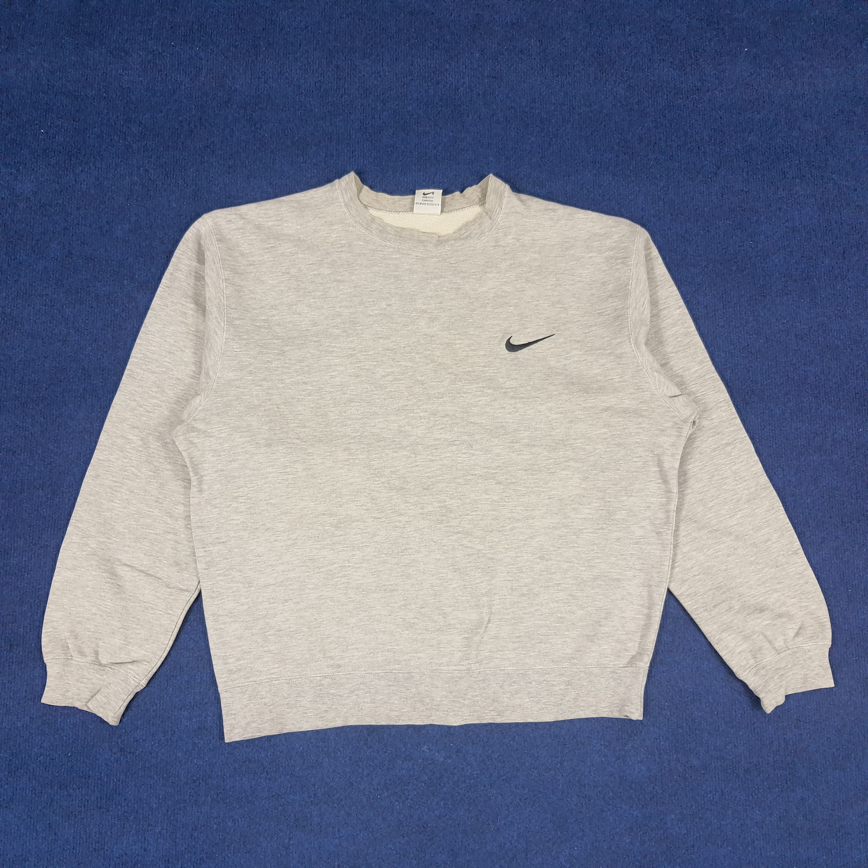 Nike Vintage Nike Swoosh Embroidery Logo Sweatshirts C130N17 Size US XL / EU 56 / 4 - 1 Thumbnail