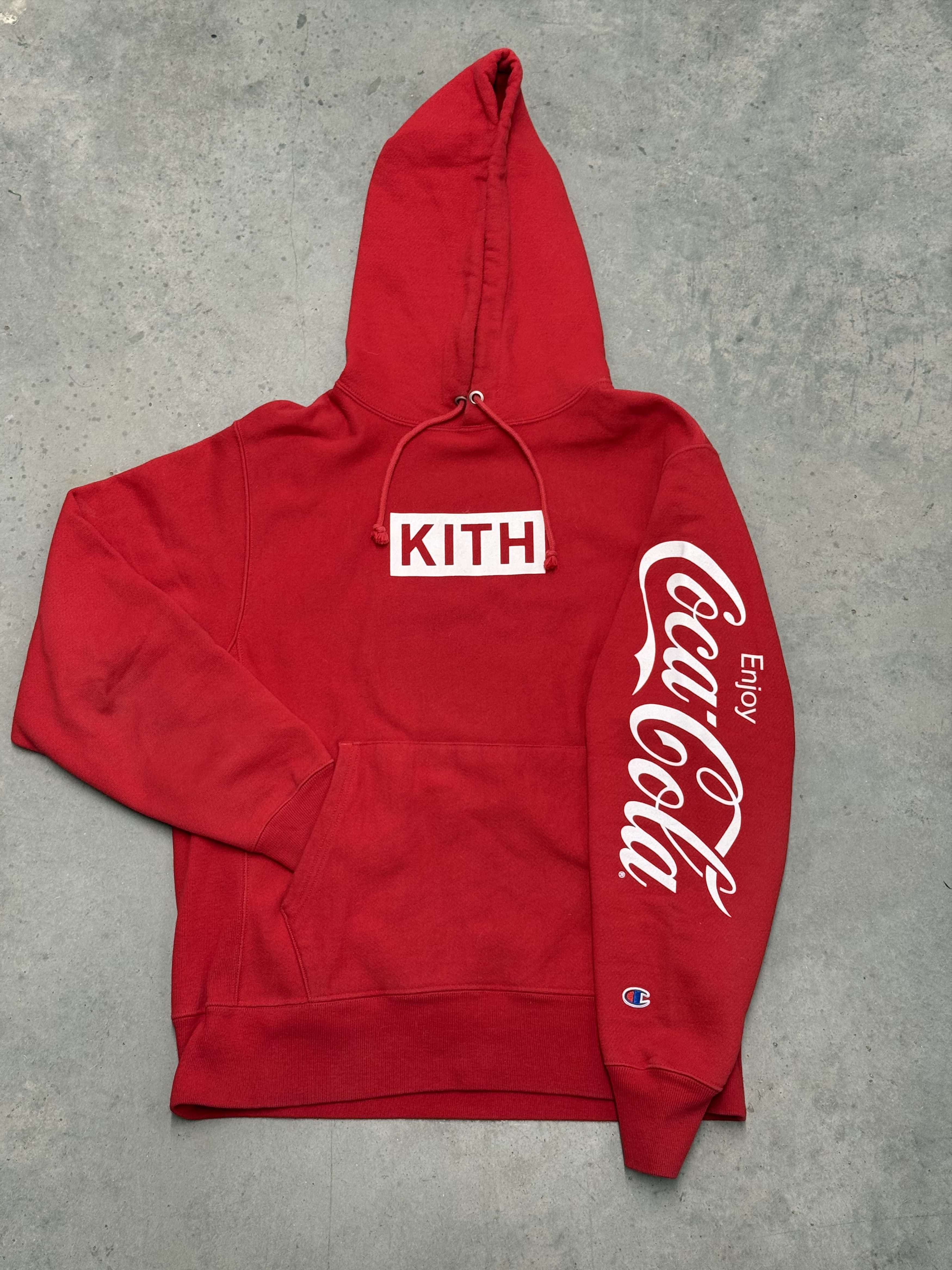 Coca Cola × Kith Kith x Coke Box Logo Hoodie - Kith x Coca Cola x Champion Size US M / EU 48-50 / 2 - 2 Thumbnail