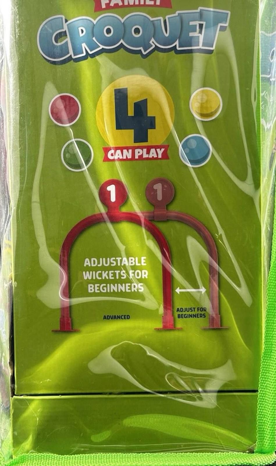 Other Chuckle & Roar 2 in 1 Family Croquet Indoor/Outdoor Adjustab Size ONE SIZE - 3 Thumbnail
