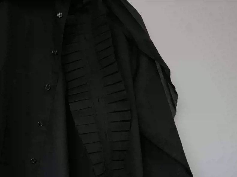 Yohji Yamamoto Yohji Yamamoto 2009AW pleated organ cotton linen shirt -250 Size US M / EU 48-50 / 2 - 8 Thumbnail