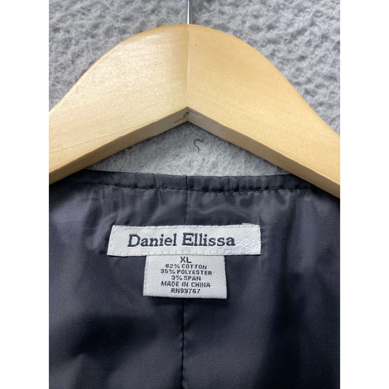 Vintage Daniel Ellissa Waistcoat Vest Gray XL /126-27 Size US XL / EU 56 / 4 - 2 Thumbnail
