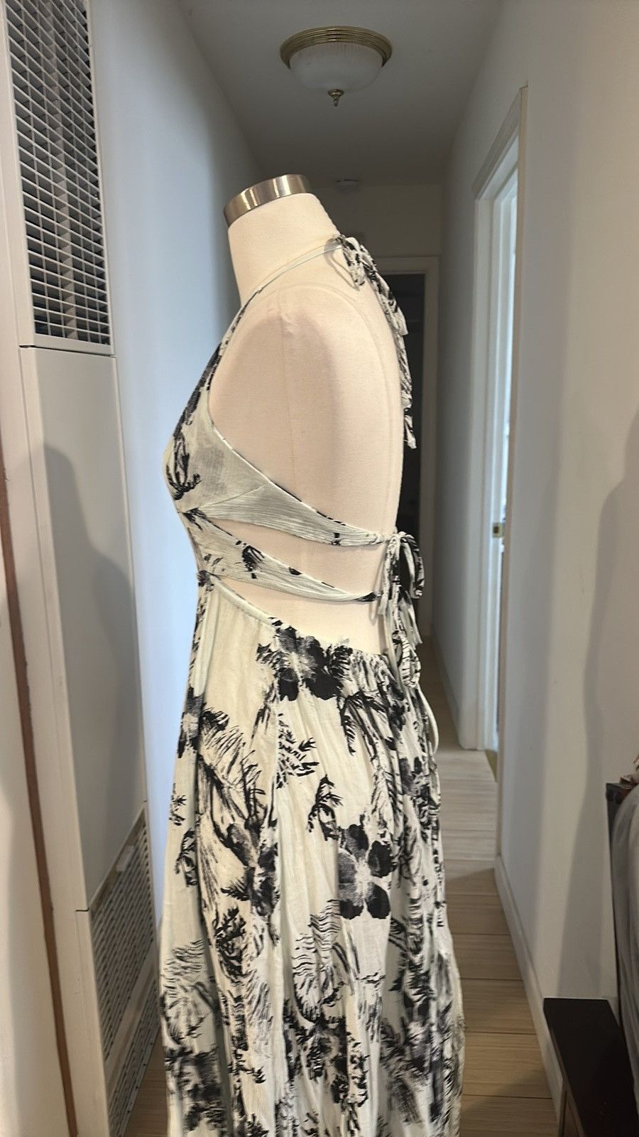 Free People Lille Maxi Dress in Blue Floral Size XS / US 0-2 / IT 36-38 - 7 Thumbnail