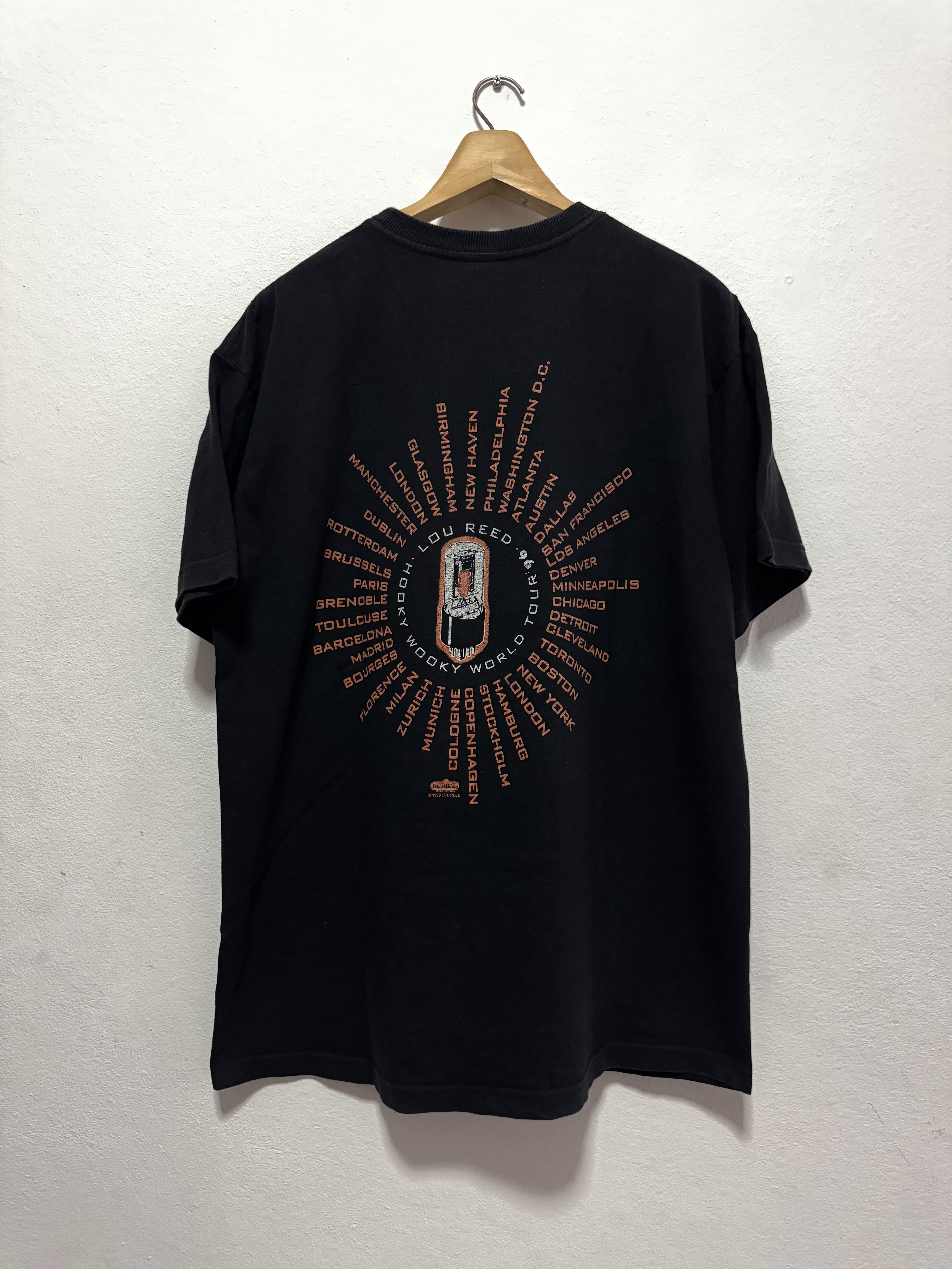 Band Tees × Vintage Lou Reed Hooky Wooky World Tour 1996' Size US XL / EU 56 / 4 - 2 Thumbnail