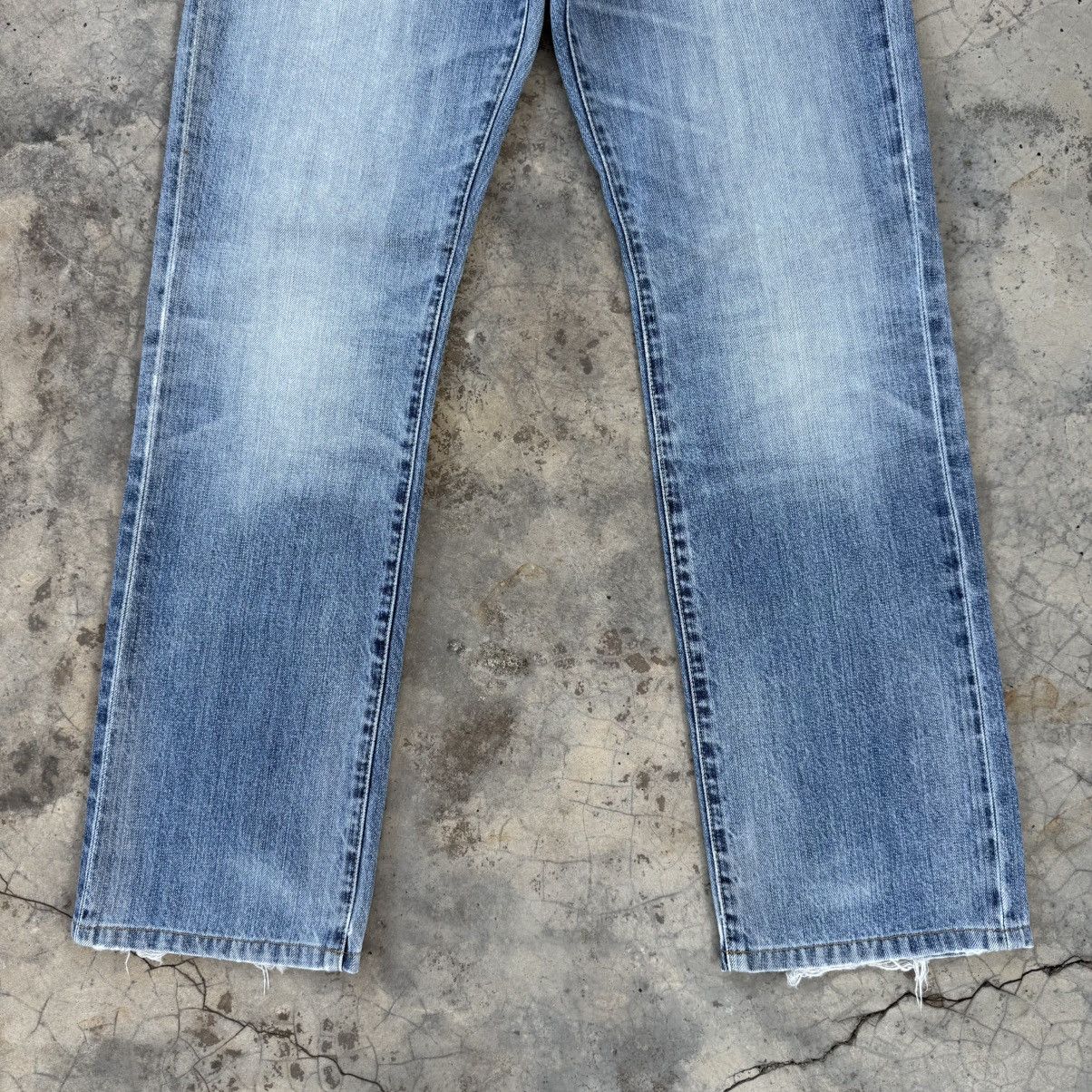 Japanese Brand W30 VINTAGE JAPANESE MUD WASH FADED RIPPED JEAN DENIM PANTS Size US 30 / EU 46 - 4 Thumbnail