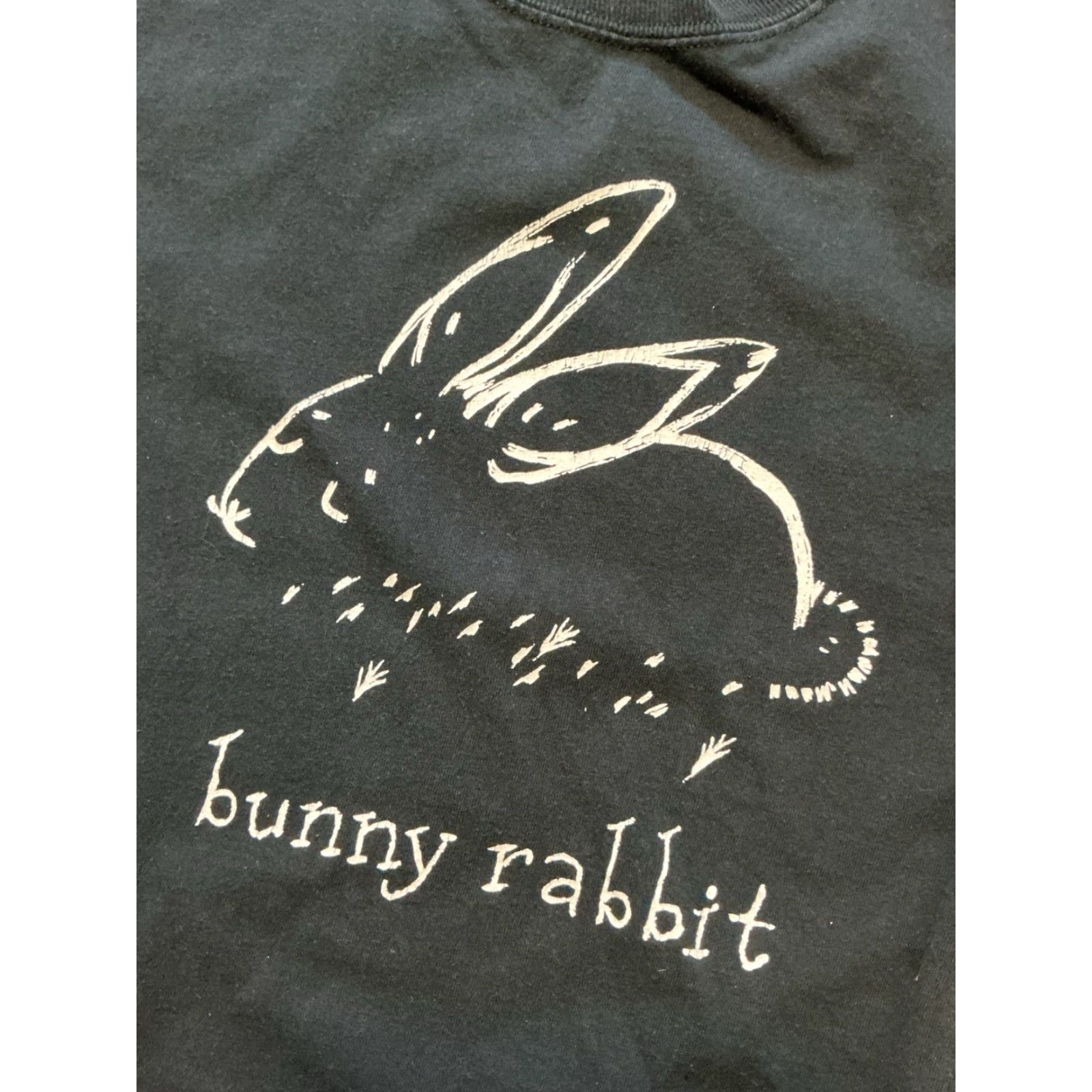 Gildan VINTAGE Dead Mall Bunny Rabbit Last May I Was Telling Her I Loved Her Black L/S T-Shirt Mens XL Black Graphic L/S T-Shirt Gildan Used Size US XL / EU 56 / 4 - 6 Thumbnail