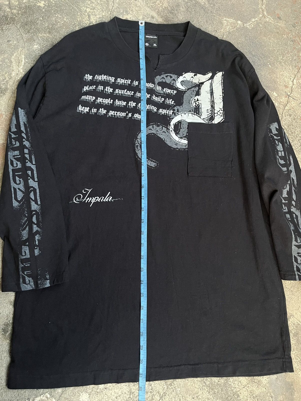 Hysteric Glamour × If Six Was Nine × Le Grande Bleu (L.G.B.) 2000s JAPANESE IMPALA POEM POCKET GOTHIC PUNK STYLE Size US XL / EU 56 / 4 - 10 Thumbnail