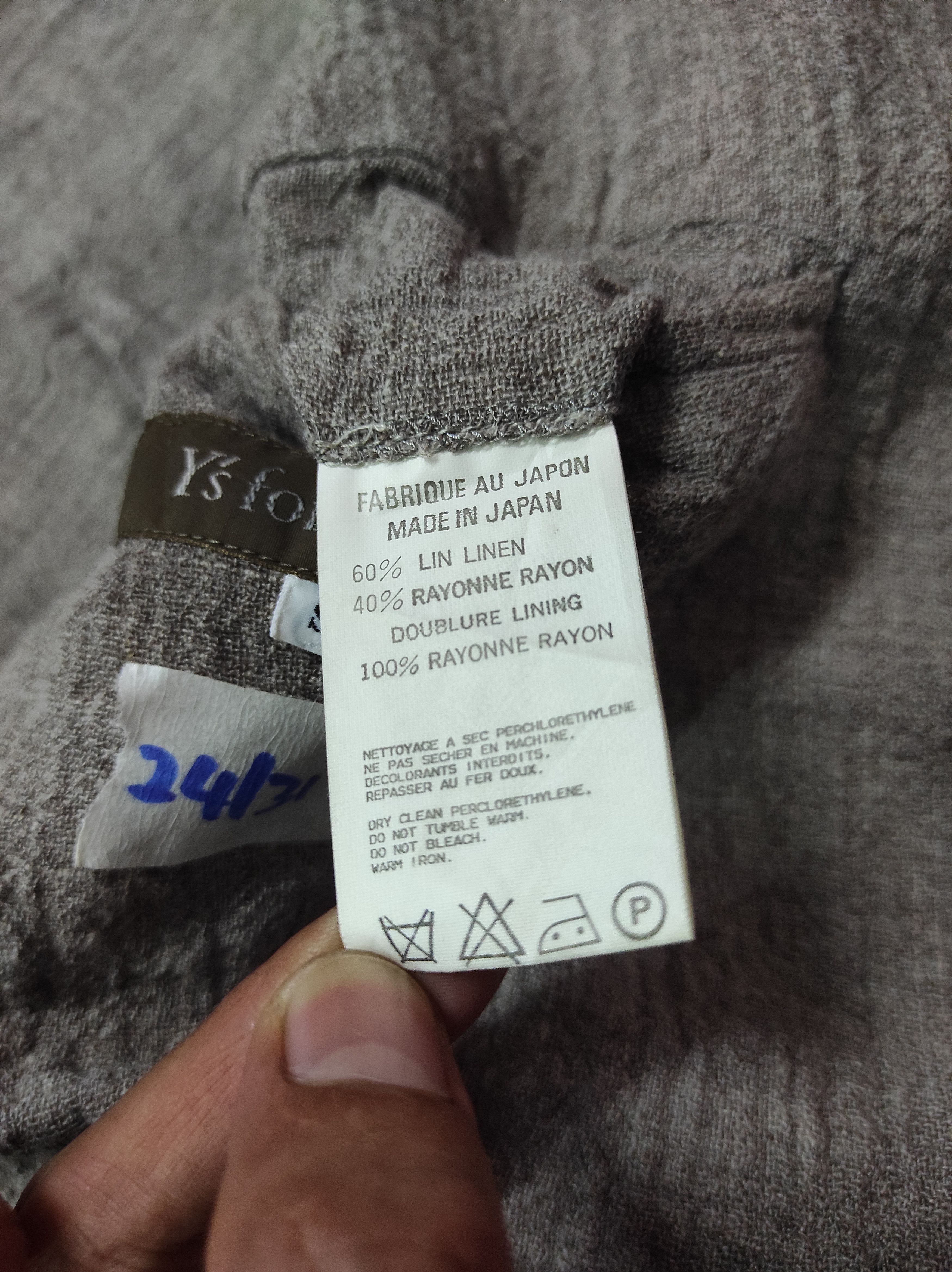 Vintage × Y's for Men × Yohji Yamamoto YS FOR MEN VTG 90'S RAYON BLAZER JACKET Size 48L - 12 Thumbnail