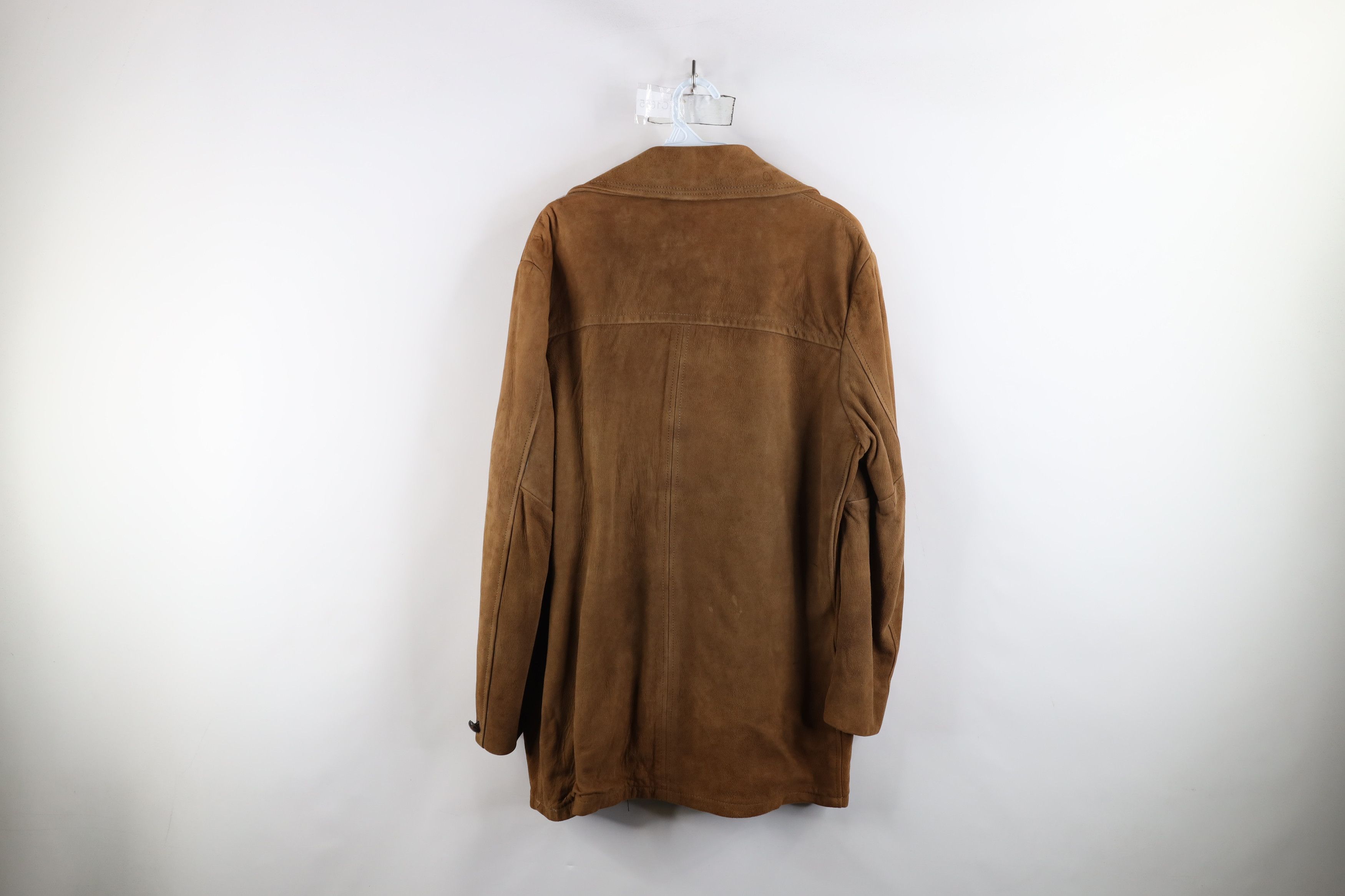 Vintage Vintage 70s Streetwear Leather Full Button Blazer Jacket USA Size US XL / EU 56 / 4 - 14 Thumbnail