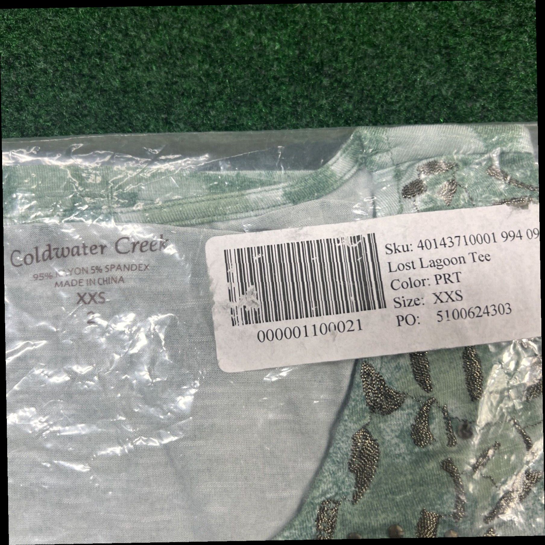Coldwater Creek NEW NWT Coldwater Creek Lost Lagoon Burnout T-Shirt Size XXS Size XXS / US 00 / IT 34 - 3 Thumbnail
