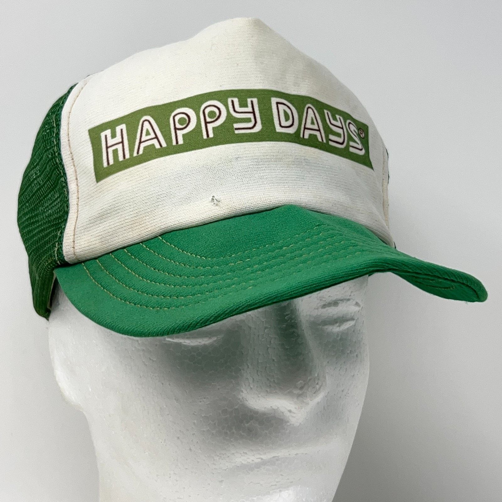 Vintage Vintage Happy Days Smokeless Tobacco Trucker Hat Cap Green Size ONE SIZE - 12 Thumbnail