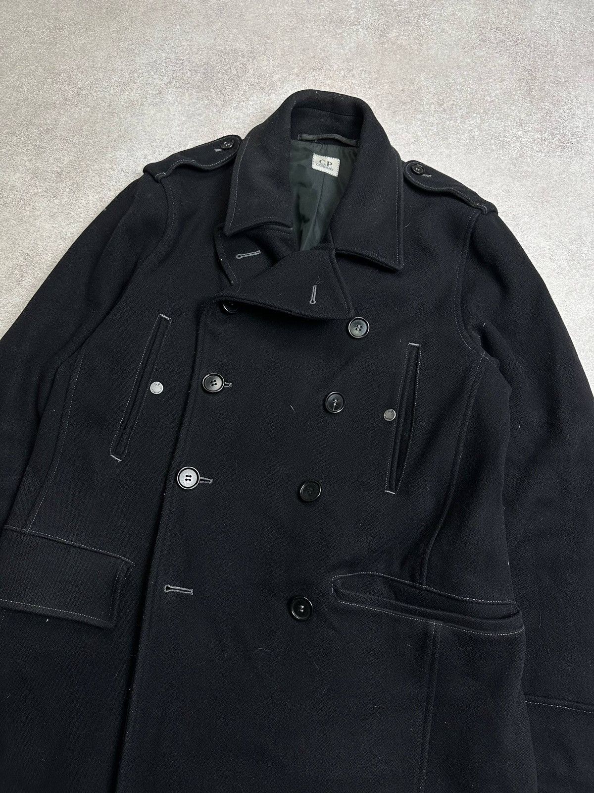 C.P. Company Vintage C.P Company Wool Trench Jacket Massimo Osti M Size US M / EU 48-50 / 2 - 3 Thumbnail