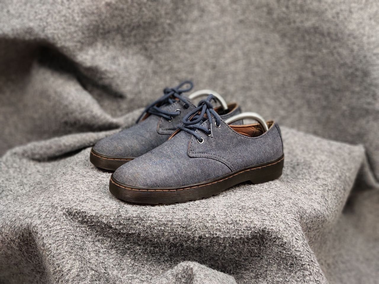 Dr. Martens Dr. Martens Delray Canvas Dark Classic Shoes Oxford Boots Size US 6.5 / EU 39-40 - 6 Thumbnail