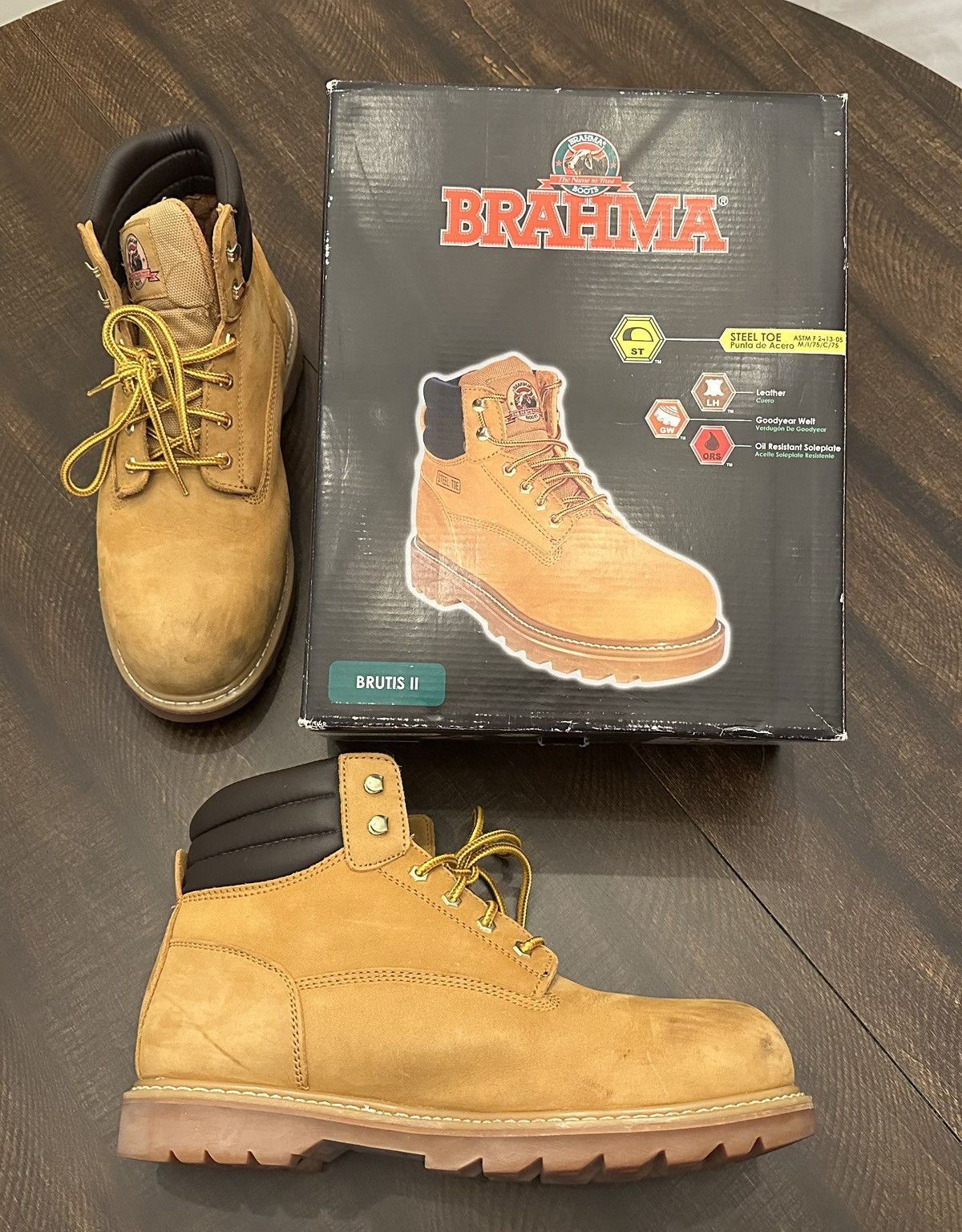 Other Brahma Men’s Steel Toe Boots Brutus II-Size 13 Size US 13 / EU 46 - 1 Thumbnail
