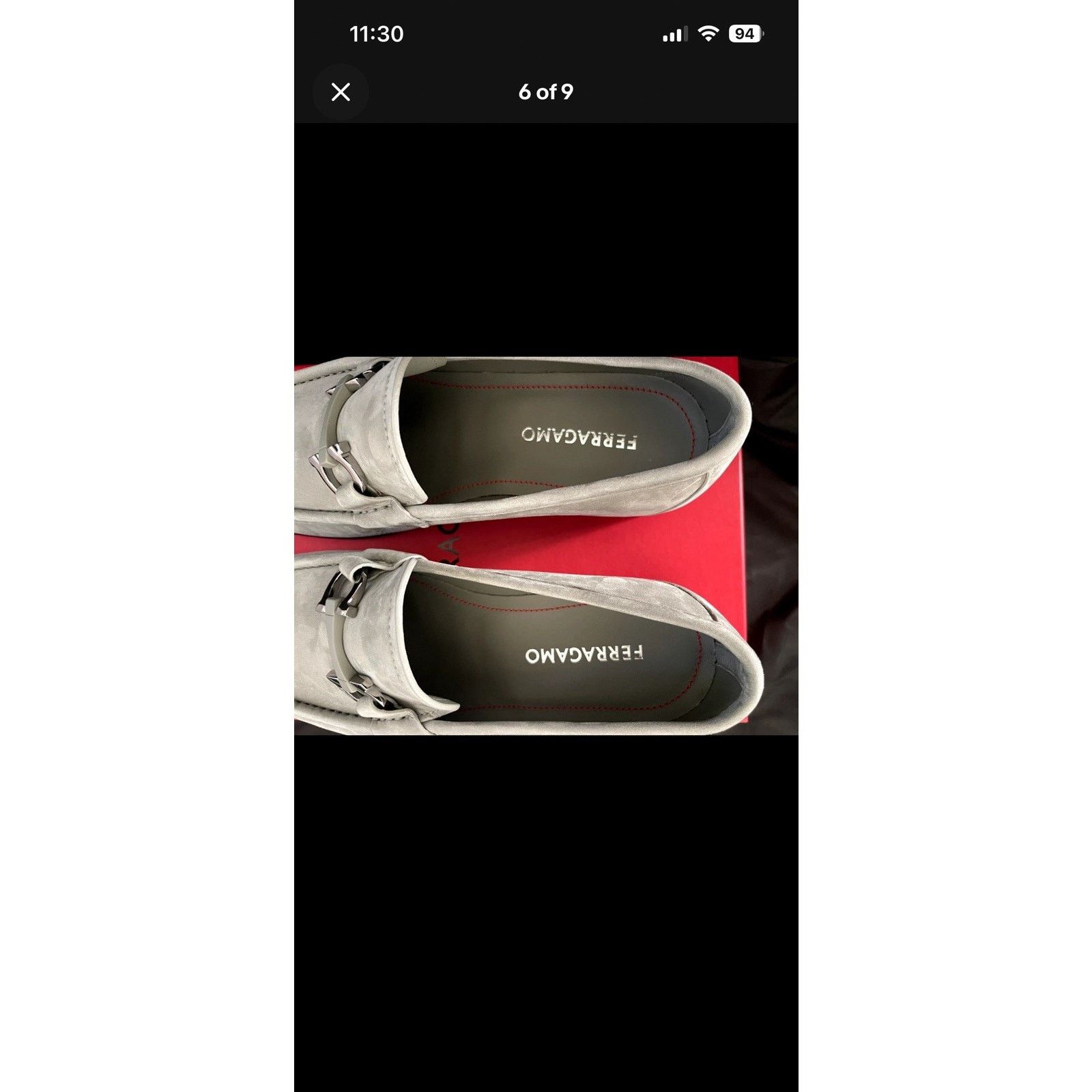 Salvatore Ferragamo Ferragamo Grandioso Ash Grey Suede Loafer Slip Mens Sz 12 E Size US 13 / EU 46 - 6 Thumbnail