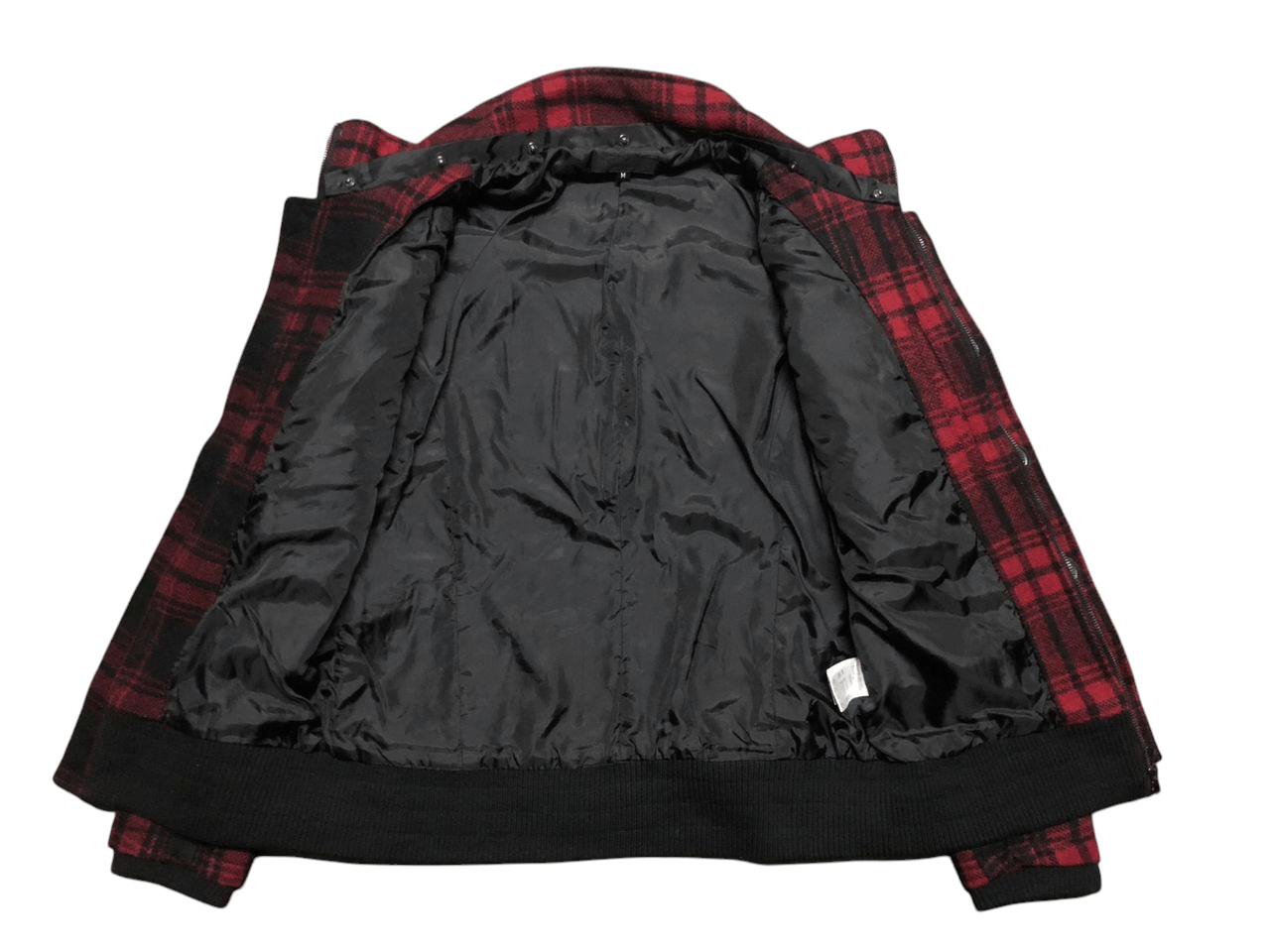 In The Attic In The Attic Plaid Peacock Zipper Jacket Wool Punk Style Size US M / EU 48-50 / 2 - 3 Thumbnail