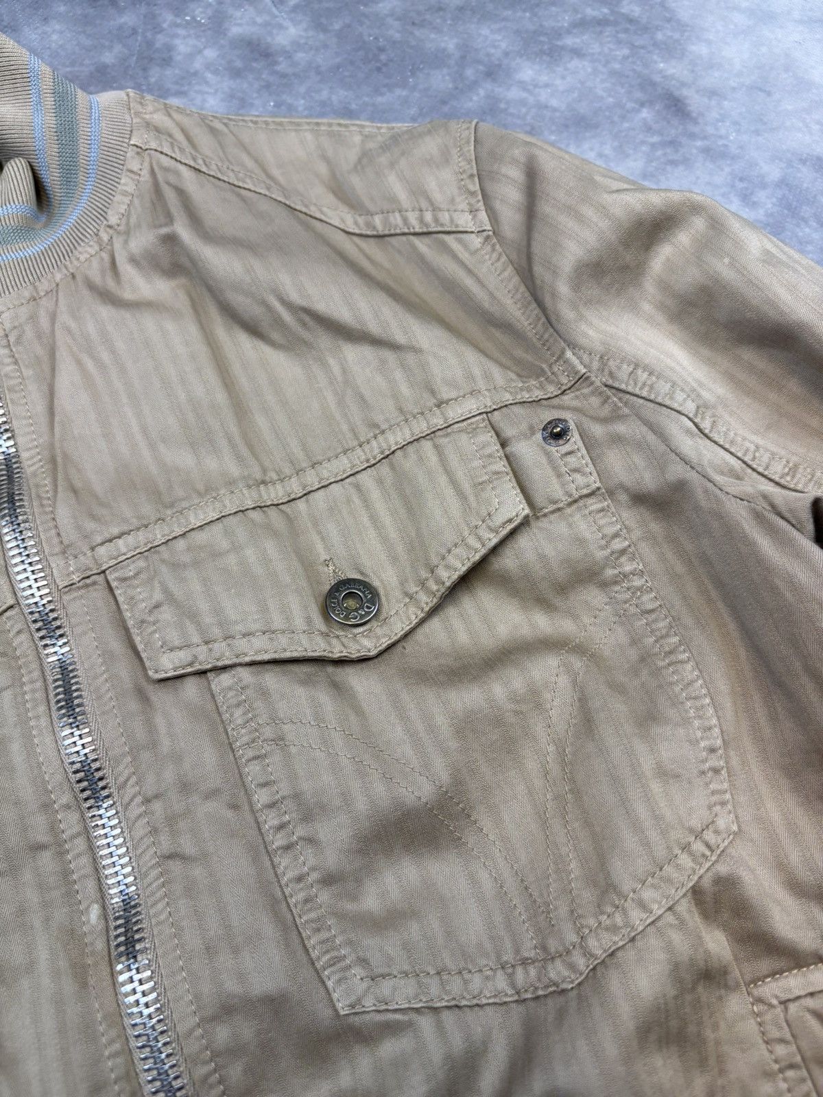 Designer × Dolce & Gabbana × Vintage Vintage Dolce & Gabbana D&G Bomber Jacket designer rare 90s Size US L / EU 52-54 / 3 - 3 Thumbnail