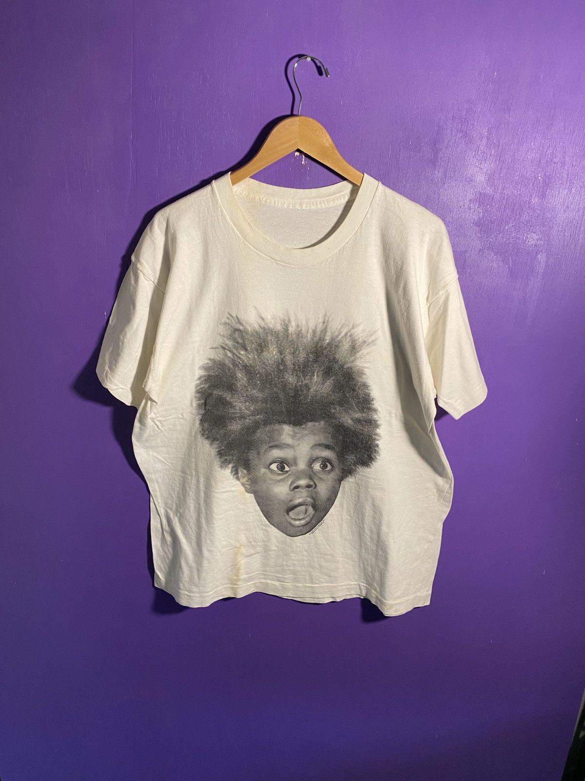 Other Vintage 1993 Little rascals Buckwheat big face t-shirt Size US XL / EU 56 / 4 - 1 Thumbnail