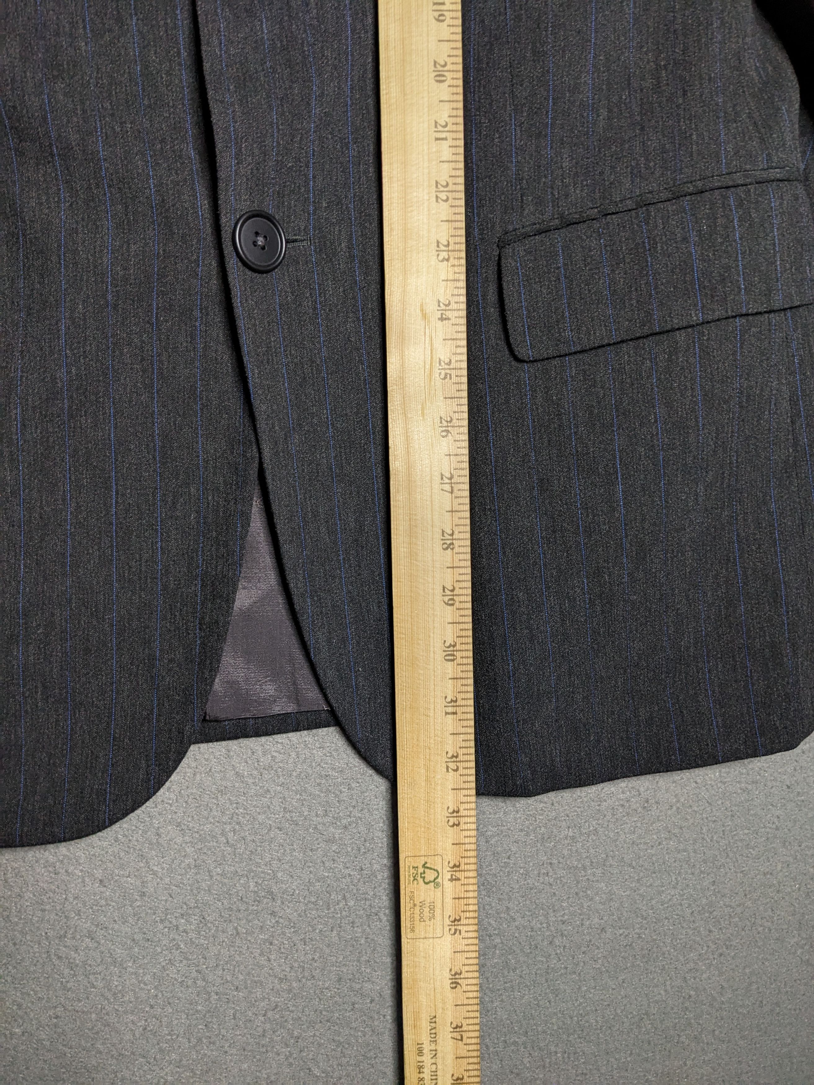Dolce & Gabbana VTG 90s Dolce Gabbana Pinstripe Blazer Suit Jacket 42R Wool Size 42R - 14 Thumbnail