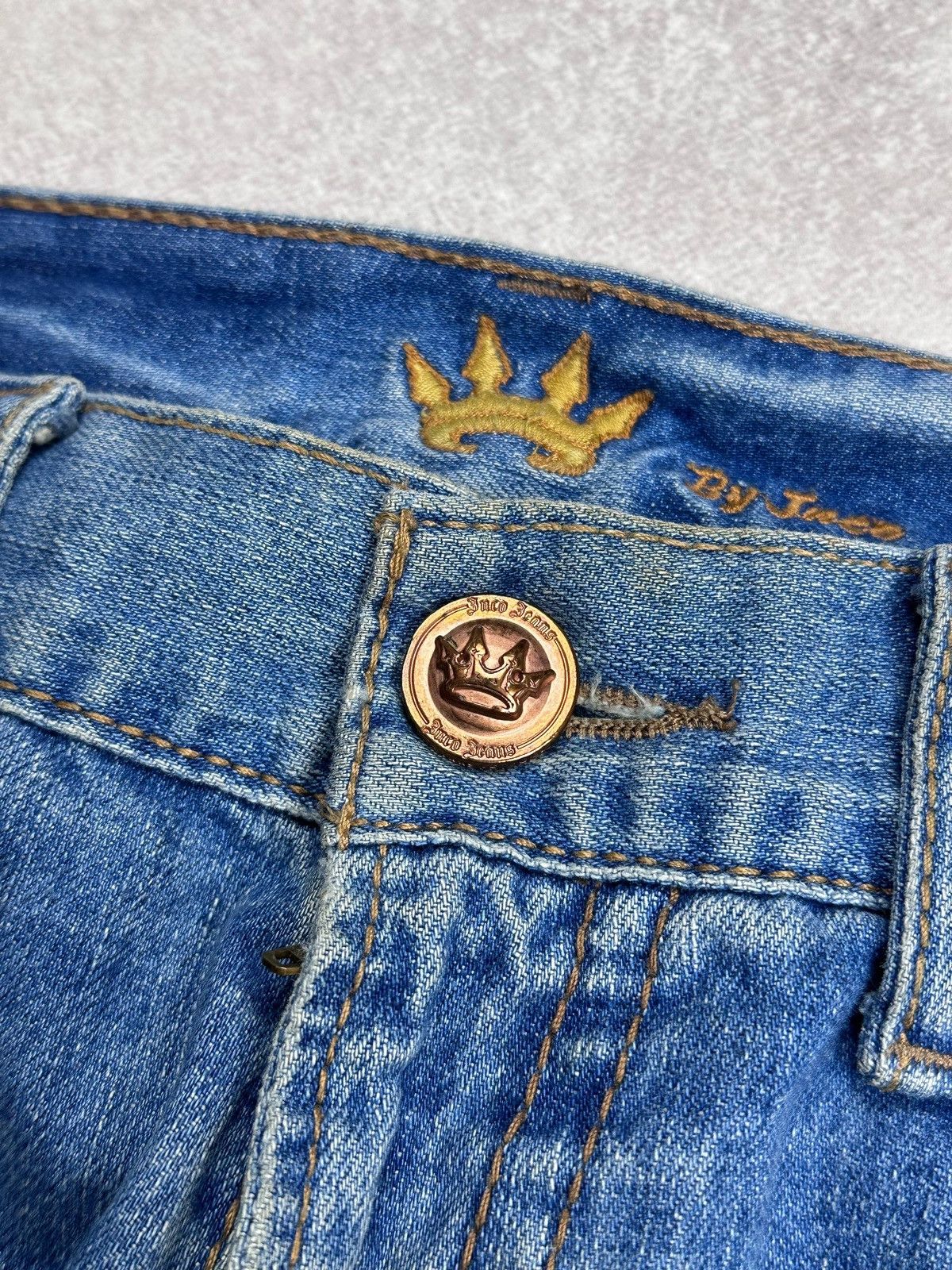 JNCO Vintage 90s JNCO Embroidery Baggy Jeans Y2K 36x30 Size US 36 / EU 52 - 7 Thumbnail