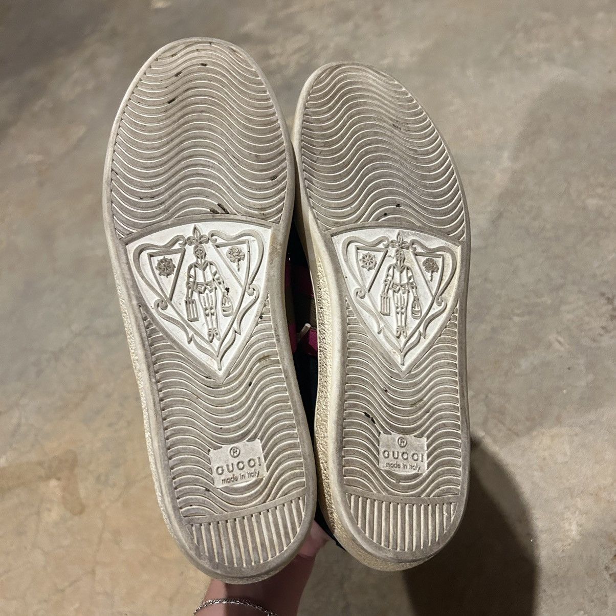 Designer × Gucci Gucci Dapper Dan Suede Web High Top Sneakers US 7 Size US 7 / EU 40 - 7 Thumbnail
