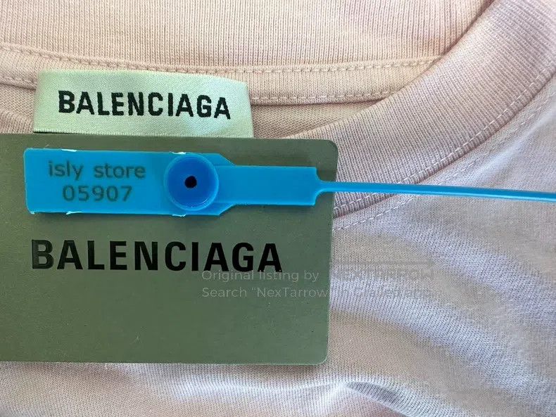 Balenciaga Balenciaga Crew Letter Print Short Sleeve Size US XS / EU 42 / 0 - 4 Thumbnail