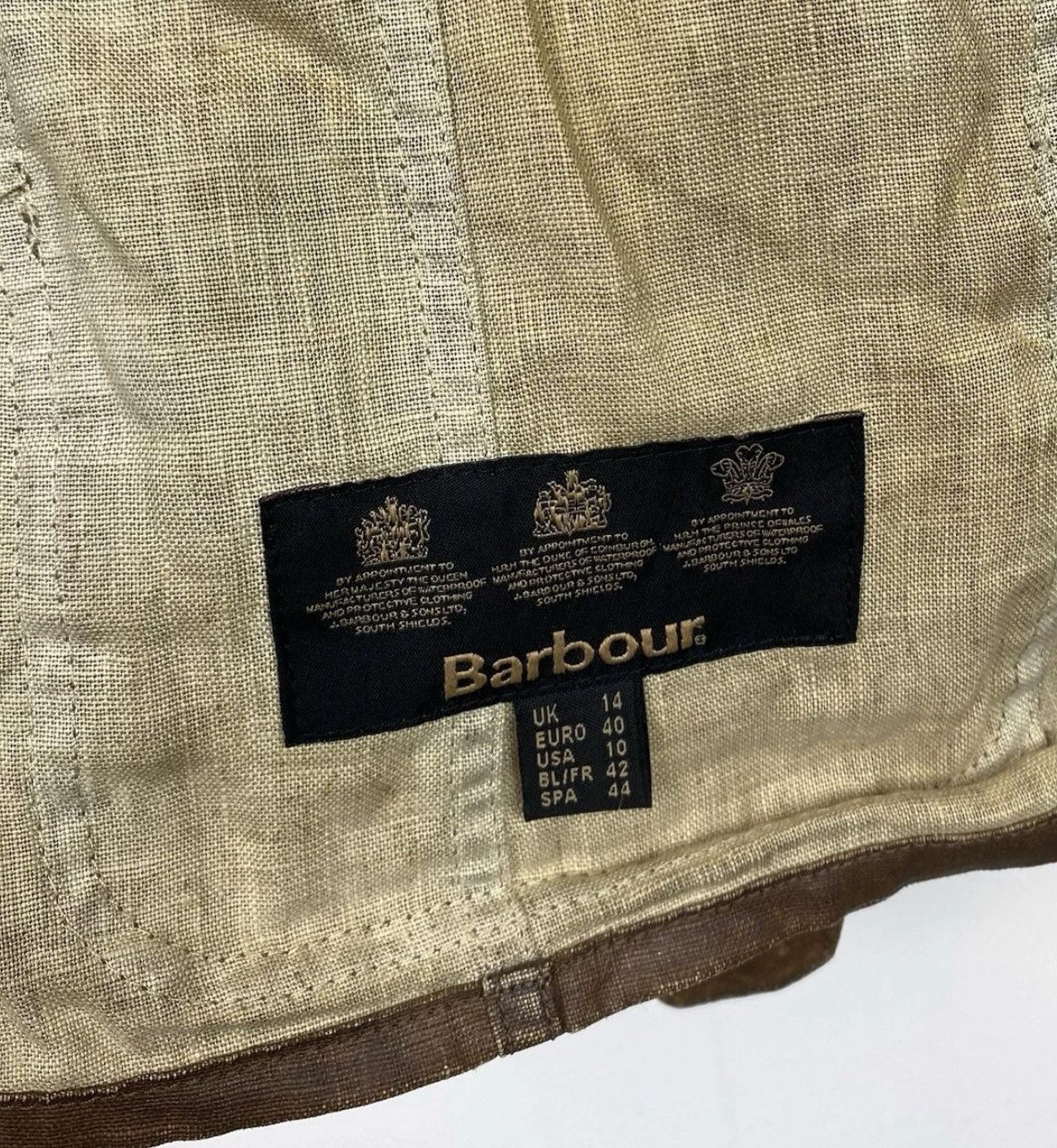 Barbour Barbour SMU Duralinen International Belted Jacket Women’s Size L / US 10 / IT 46 - 15 Thumbnail