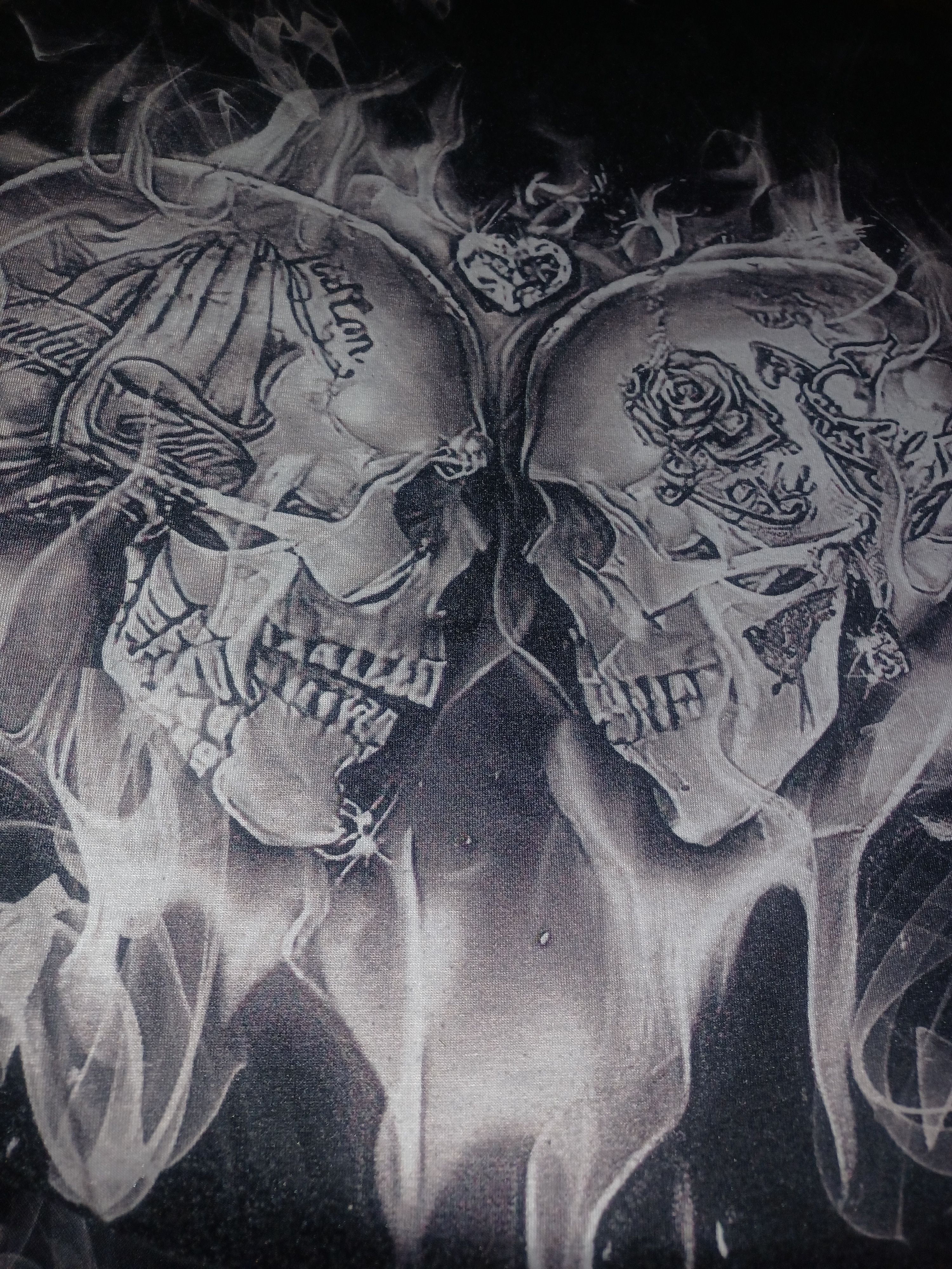 Other Women's Tee Skulls Theme Large Black & White Size L / US 10 / IT 46 - 3 Thumbnail